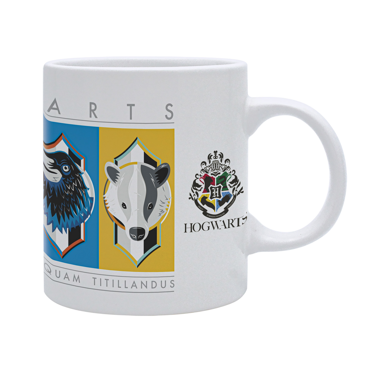 Tazza Harry Potter stemmi Case Hogwarts in ceramica