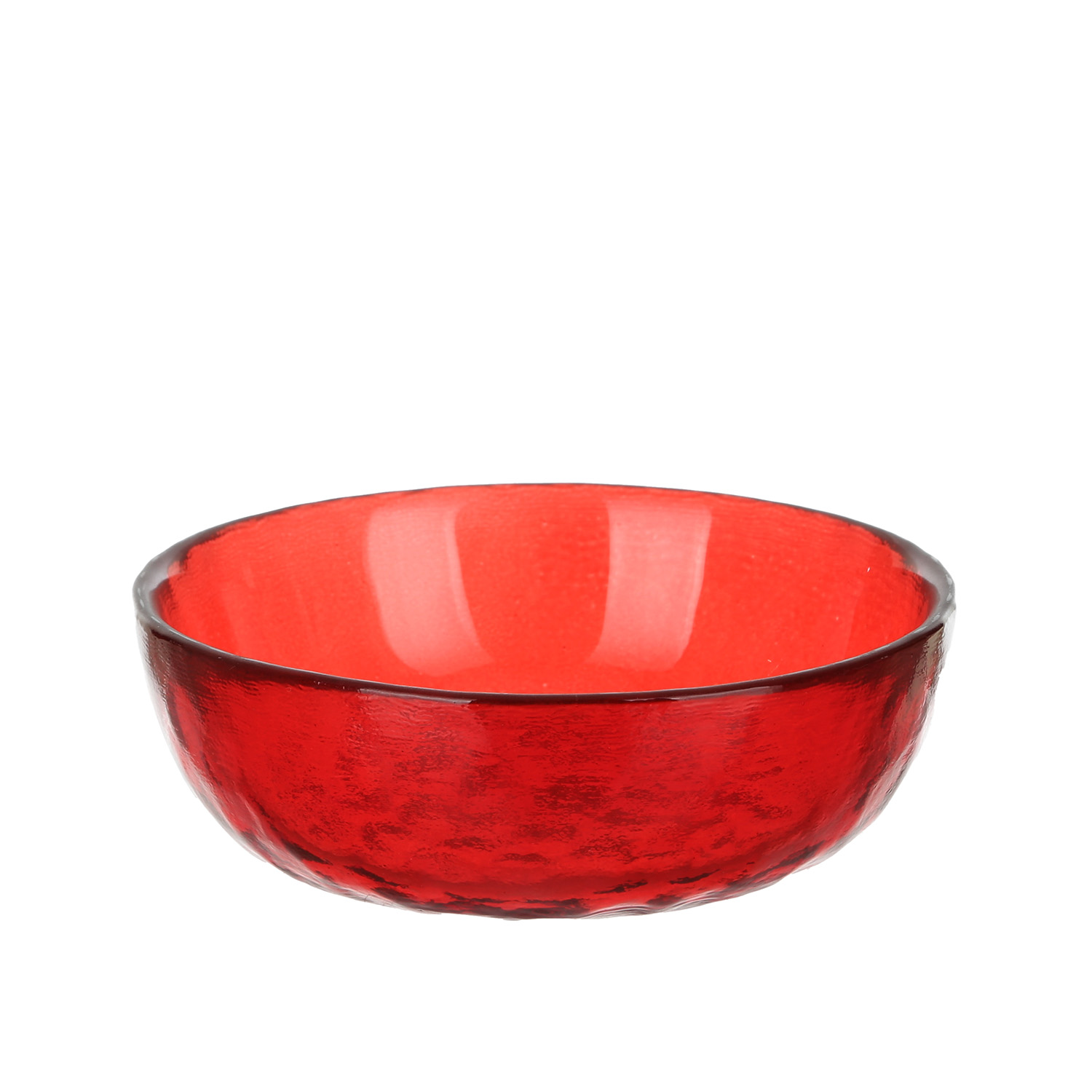 Ciotolina Rossa in Vetro 10 cm: Decorazione Natalizia