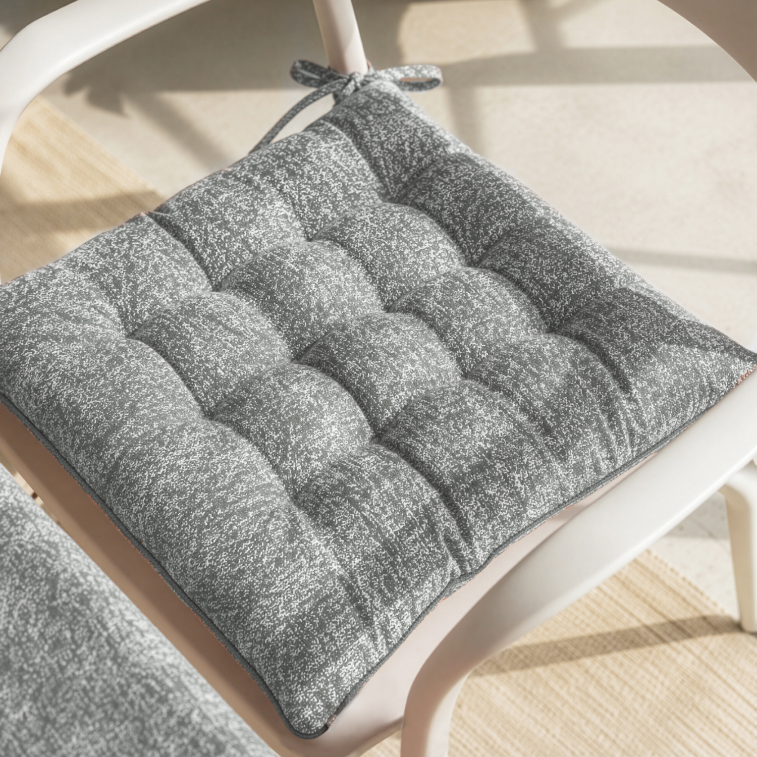 Cuscino sedia 40x40 cm Chambray grigio