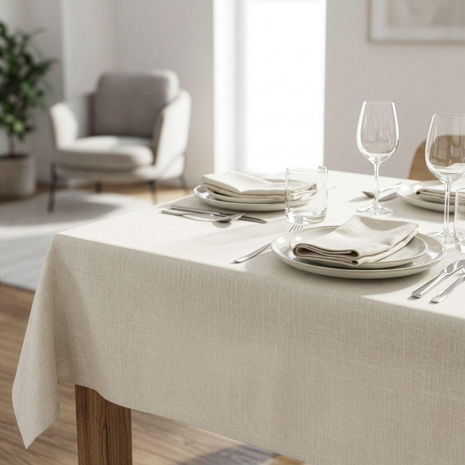 Tovaglia 140x180 cm Loneta beige