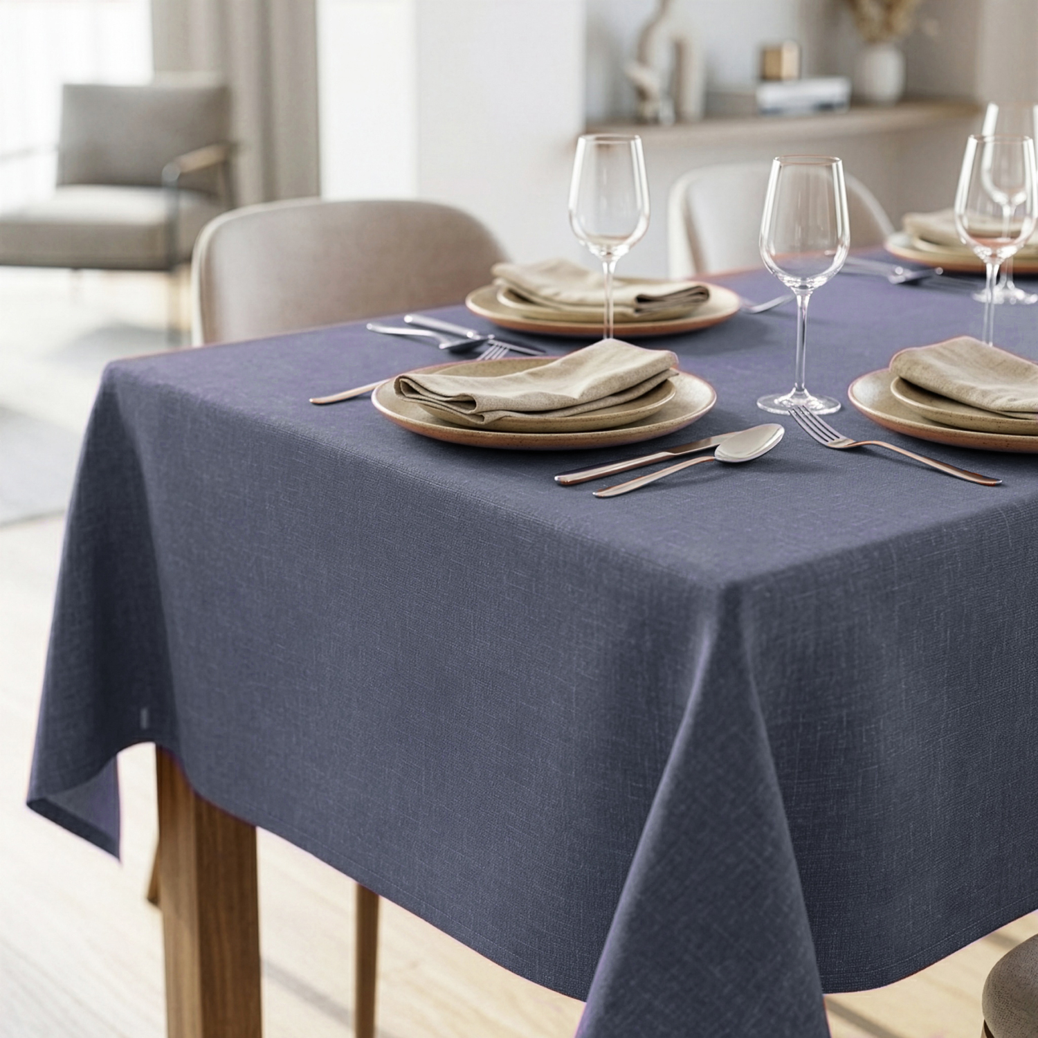 Tovaglia 140x230 cm Loneta blu