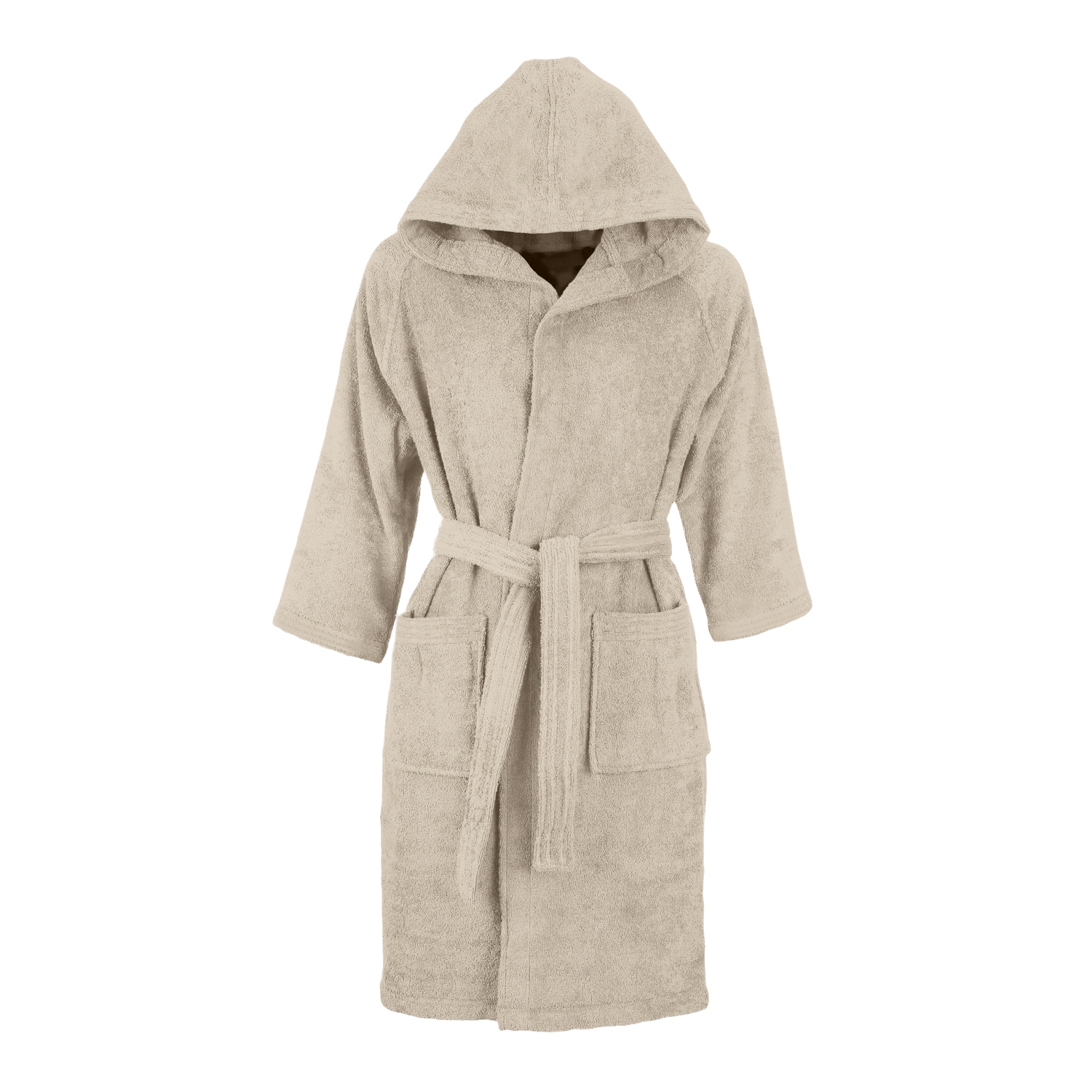 Accappatoio spugna S/M beige tinta unita