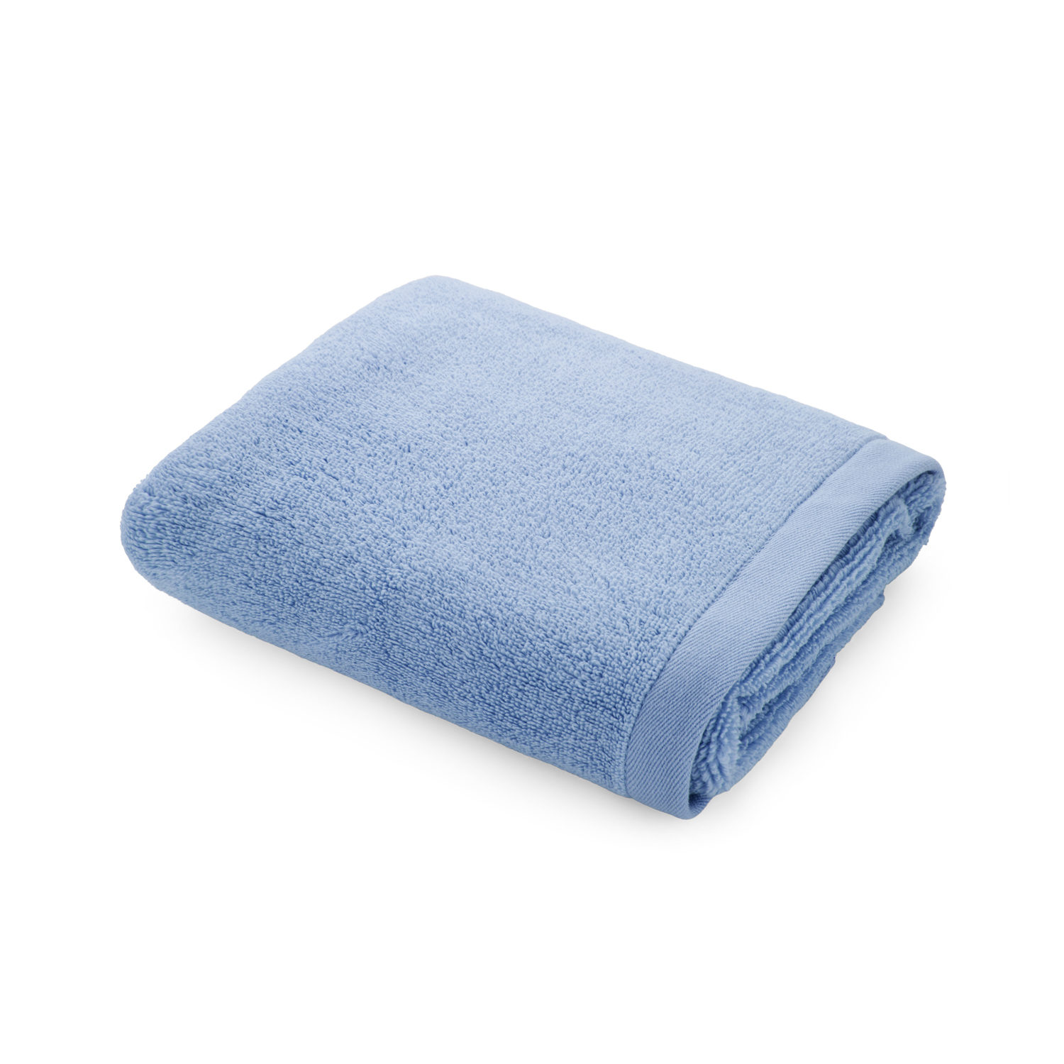Asciugamano viso 60x100 cm cotone blu Zero Twist
