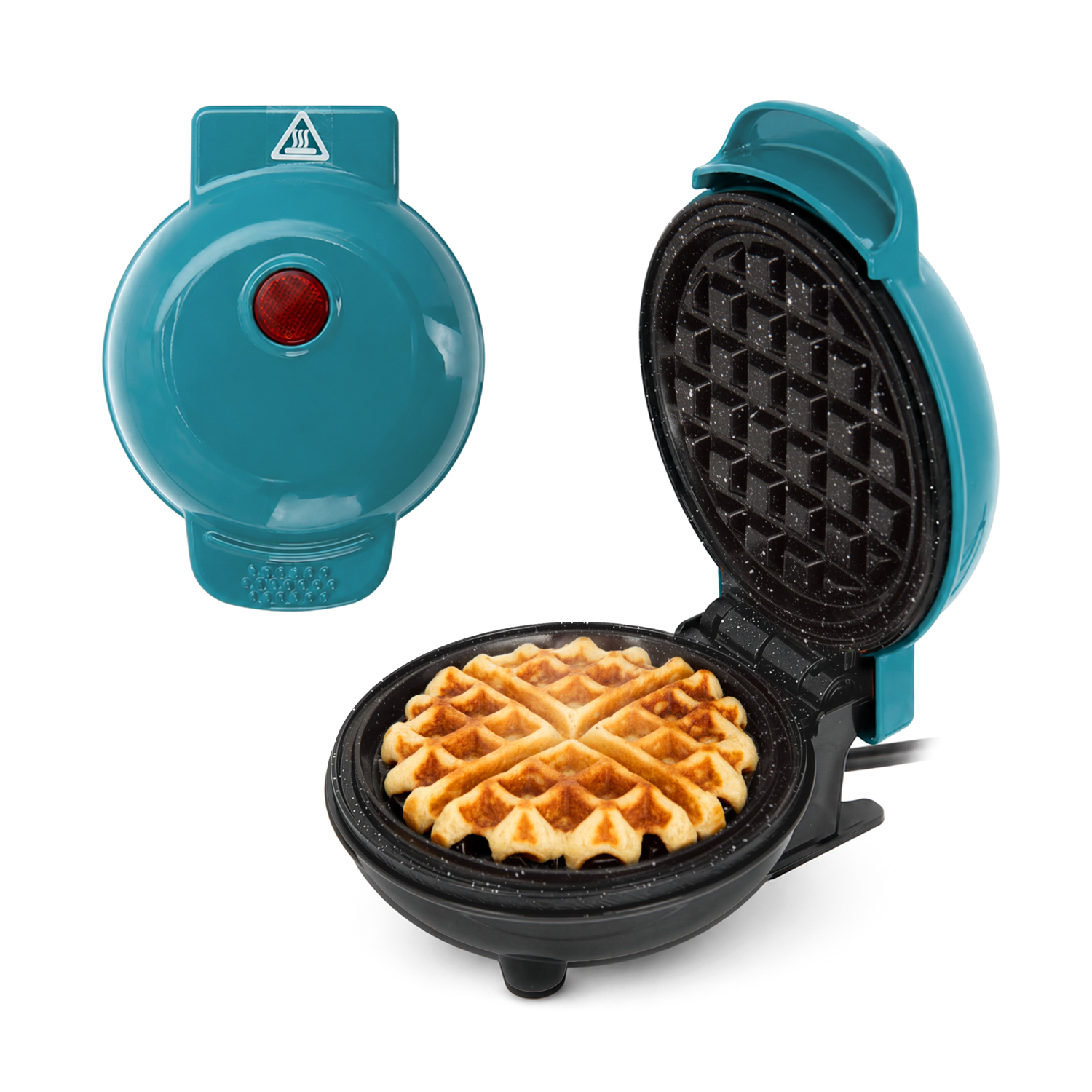Mini piastra waffle 12 cm ottanio
