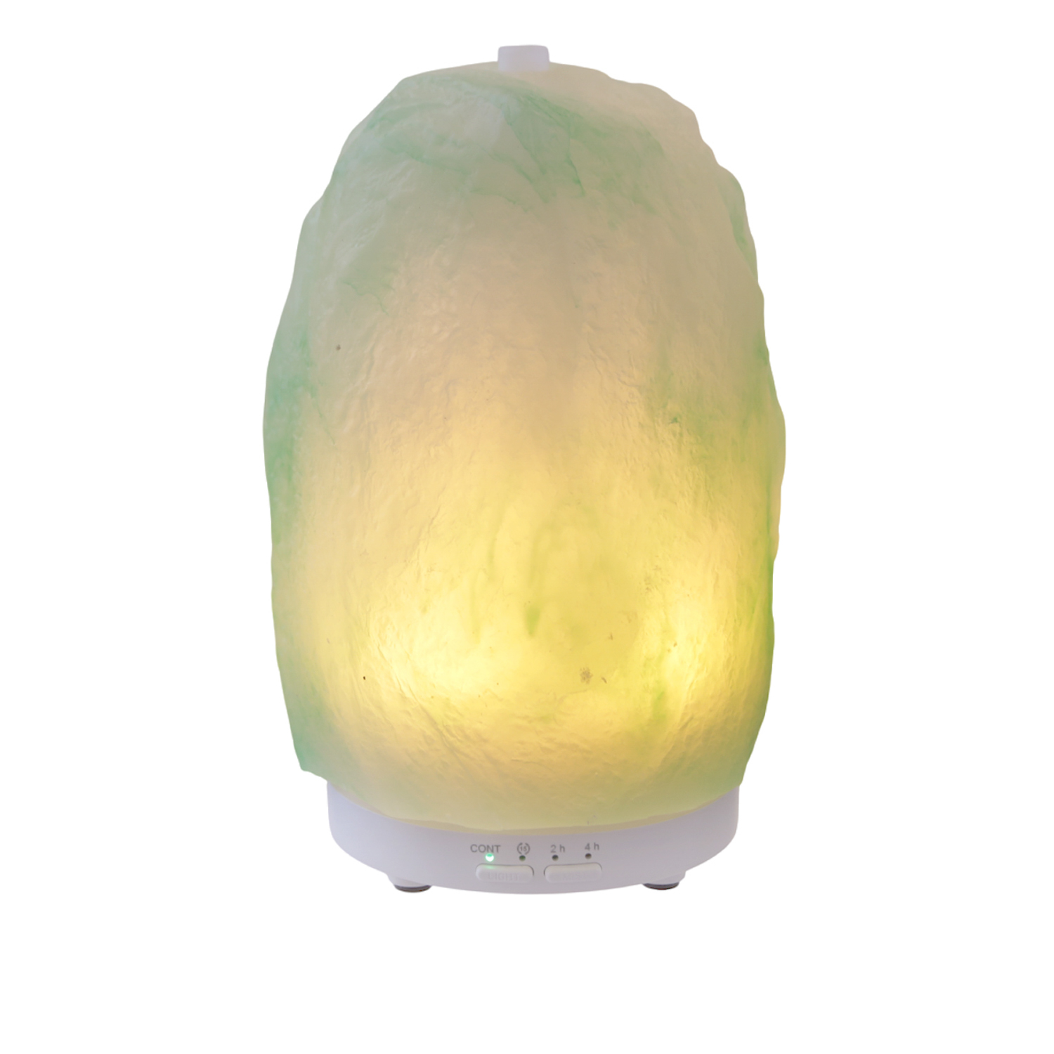 Lampada di sale diffusore elettrico verde