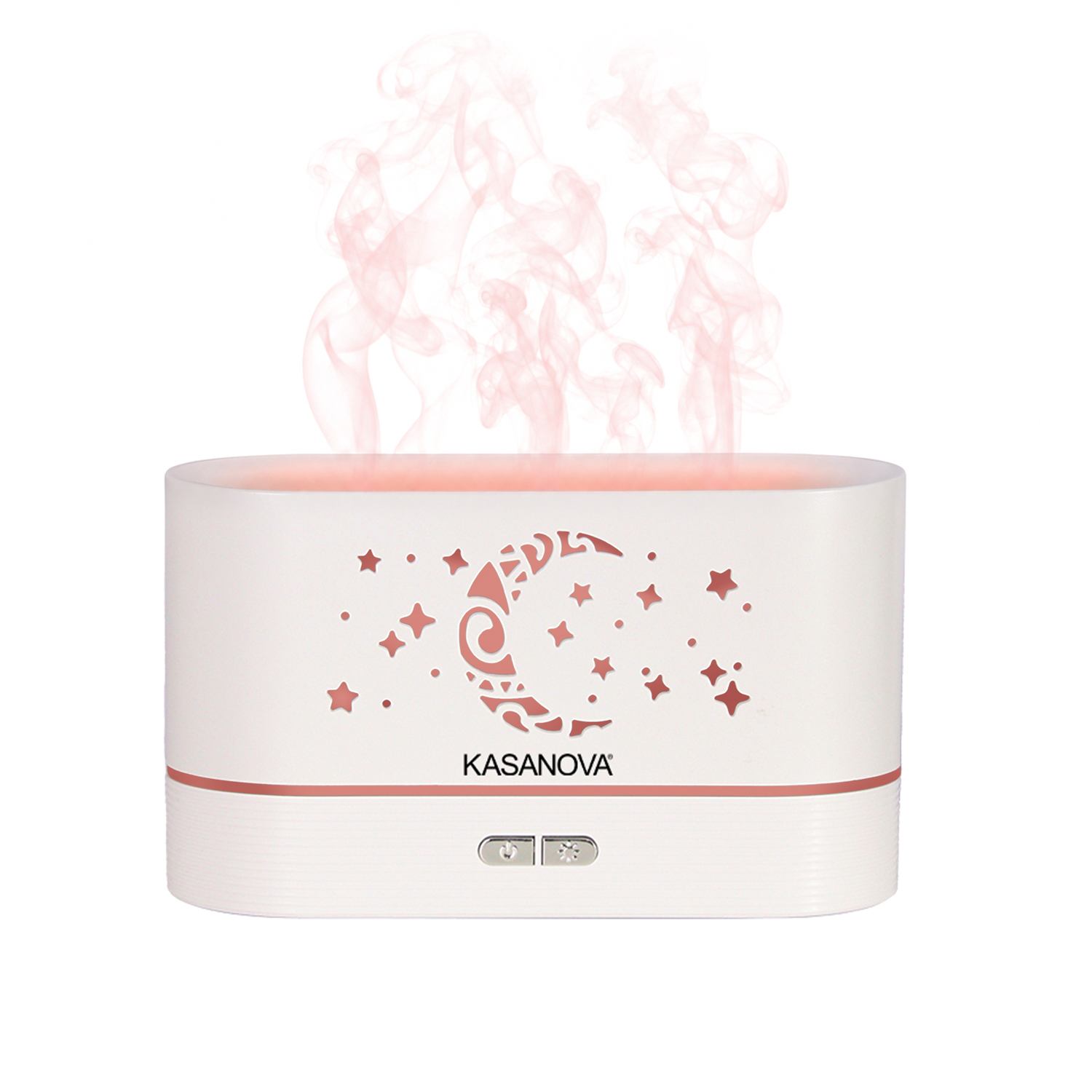 Diffusore elettrico effetto fiamma luna 200 ml Flame bianco
