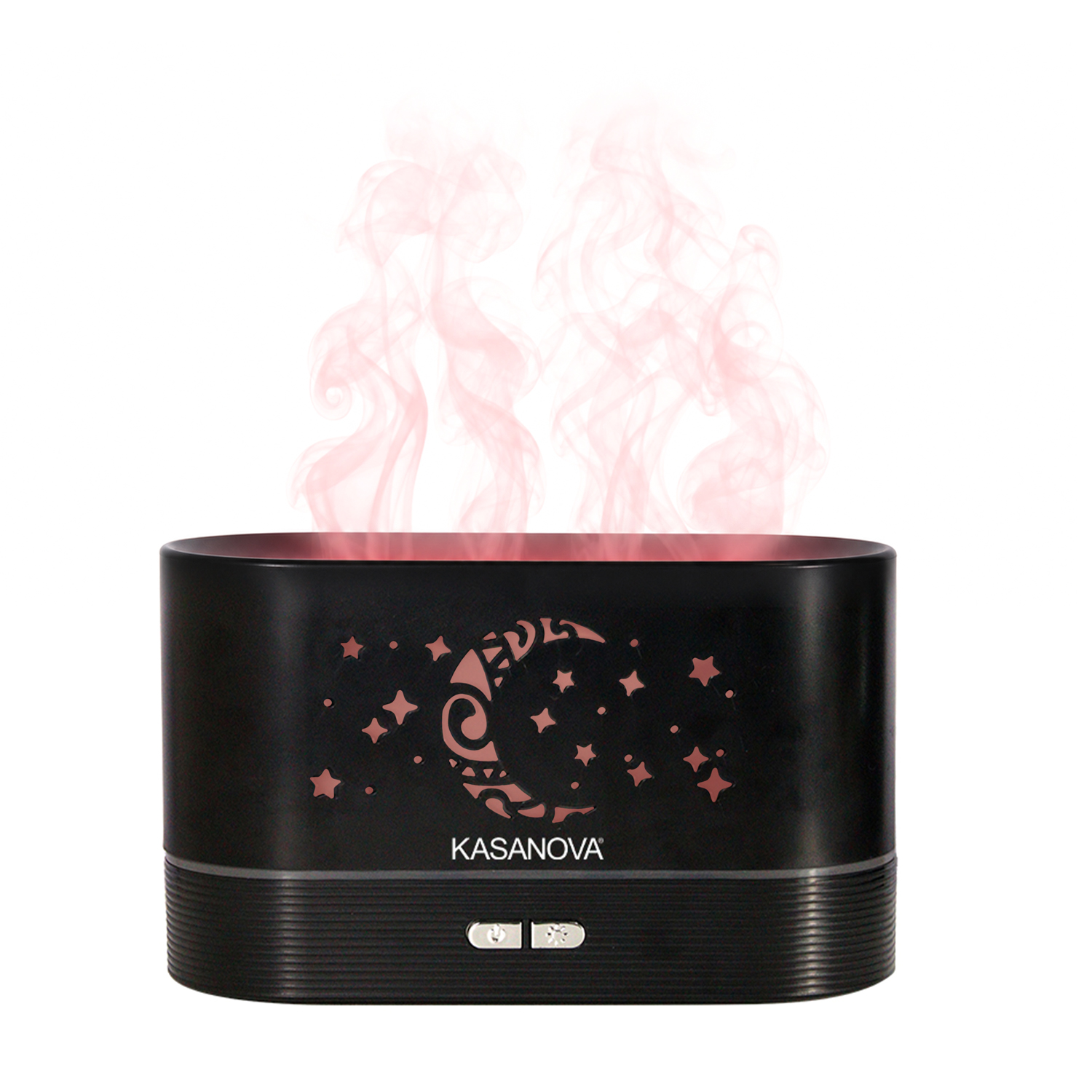 Diffusore elettrico effetto fiamma luna 200 ml Flame nero