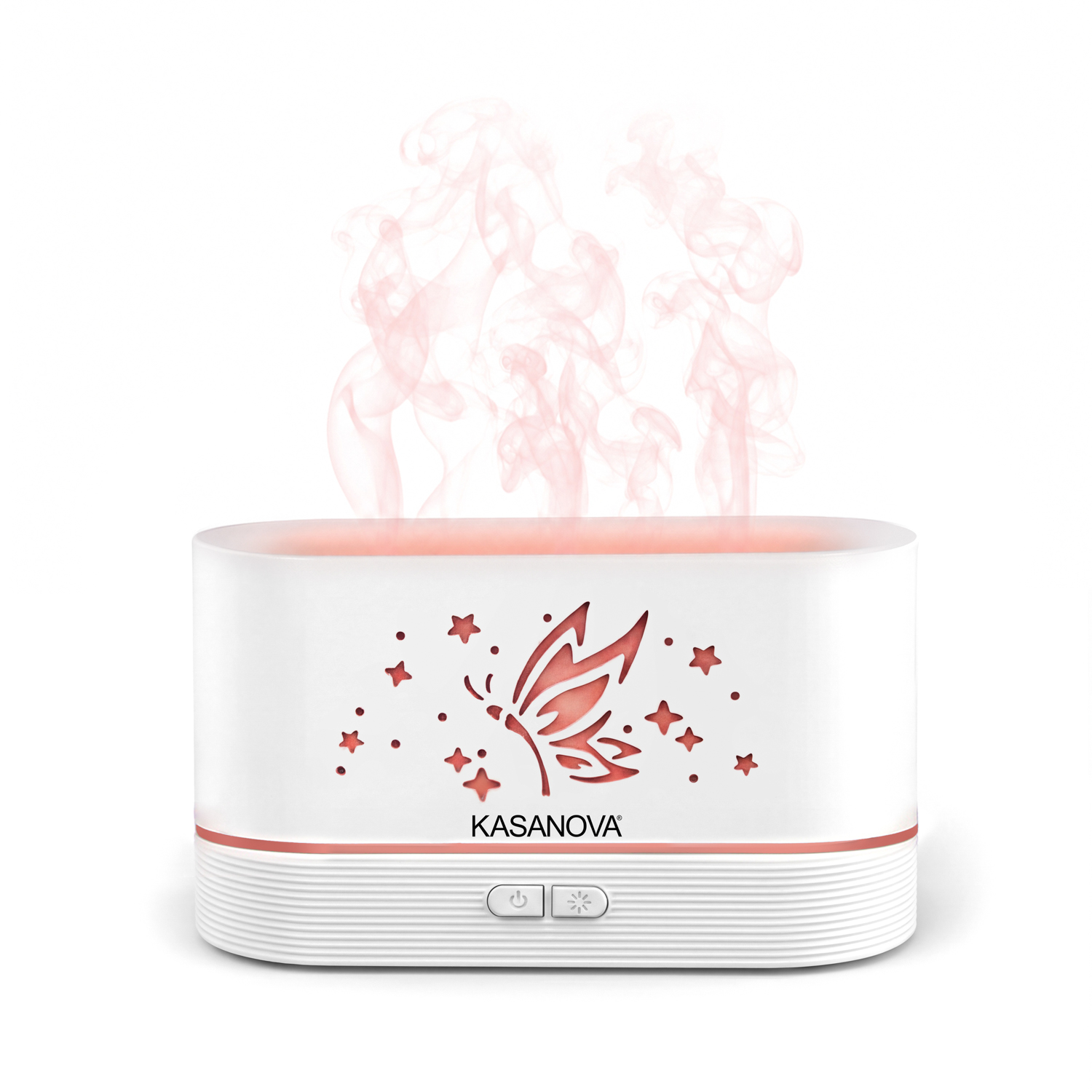 Diffusore elettrico effetto fiamma farfalla 200 ml Flame bianco