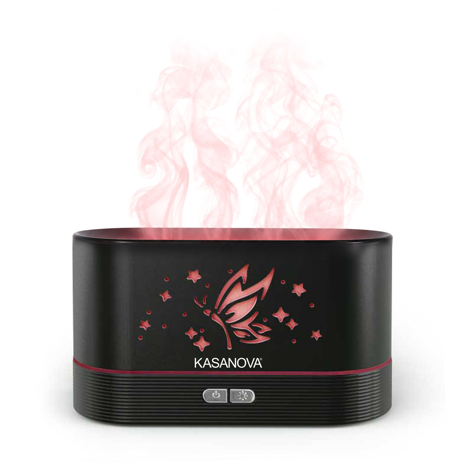Diffusore elettrico effetto fiamma farfalla 200 ml Flame nero