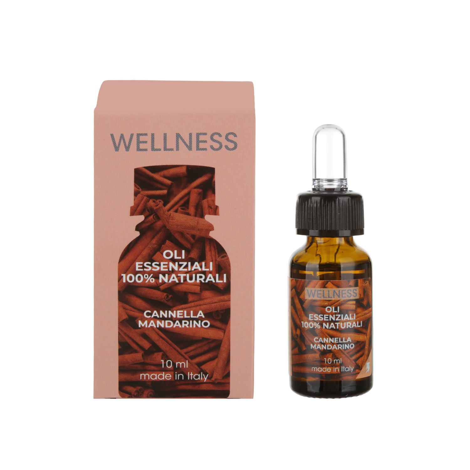 Olio essenziale Cannella Mandarino con contagocce 10 ml