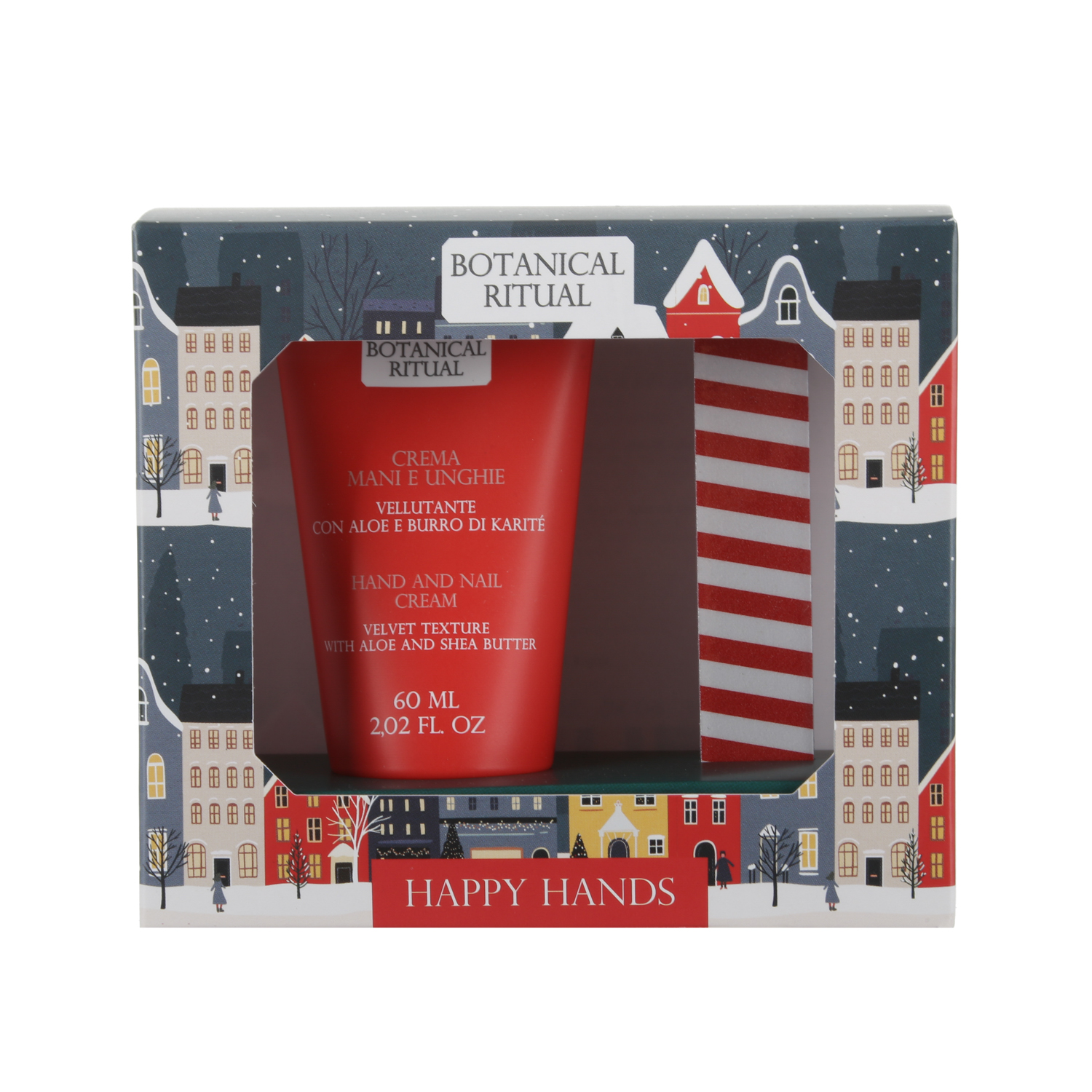 Crema mani unghie con limetta cofanetto regalo blu