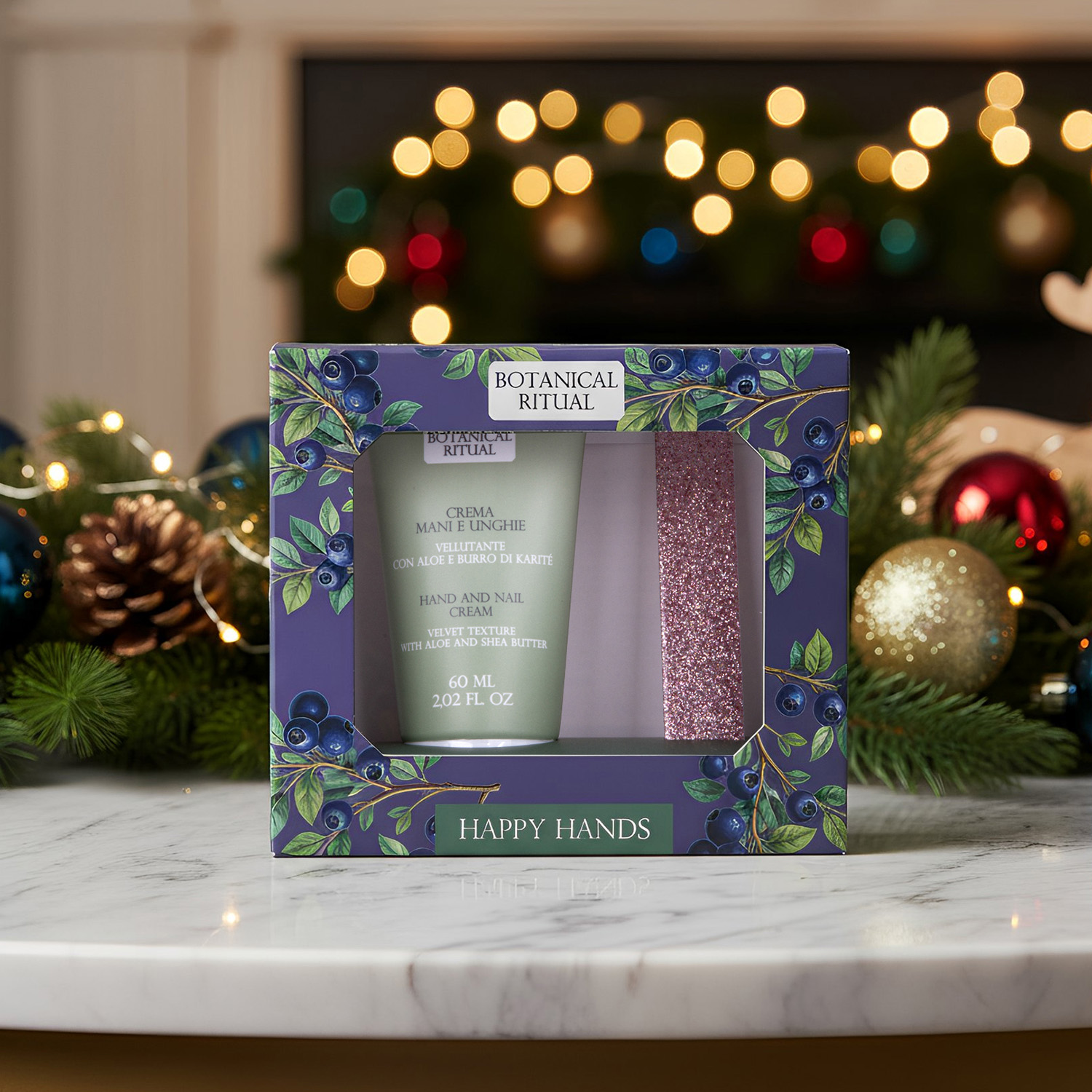 Set crema e limetta cofanetto regalo mirtilli Botanical Ritual