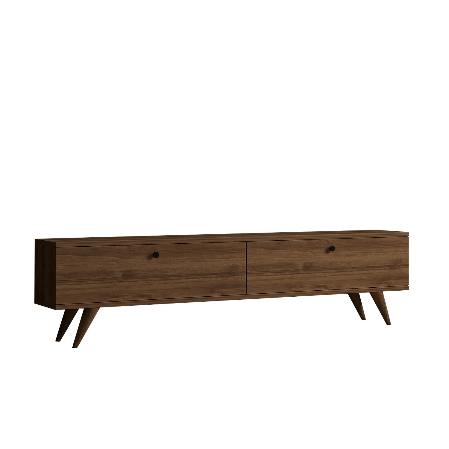 Mobile porta TV 60x25x40 cm effetto legno noce