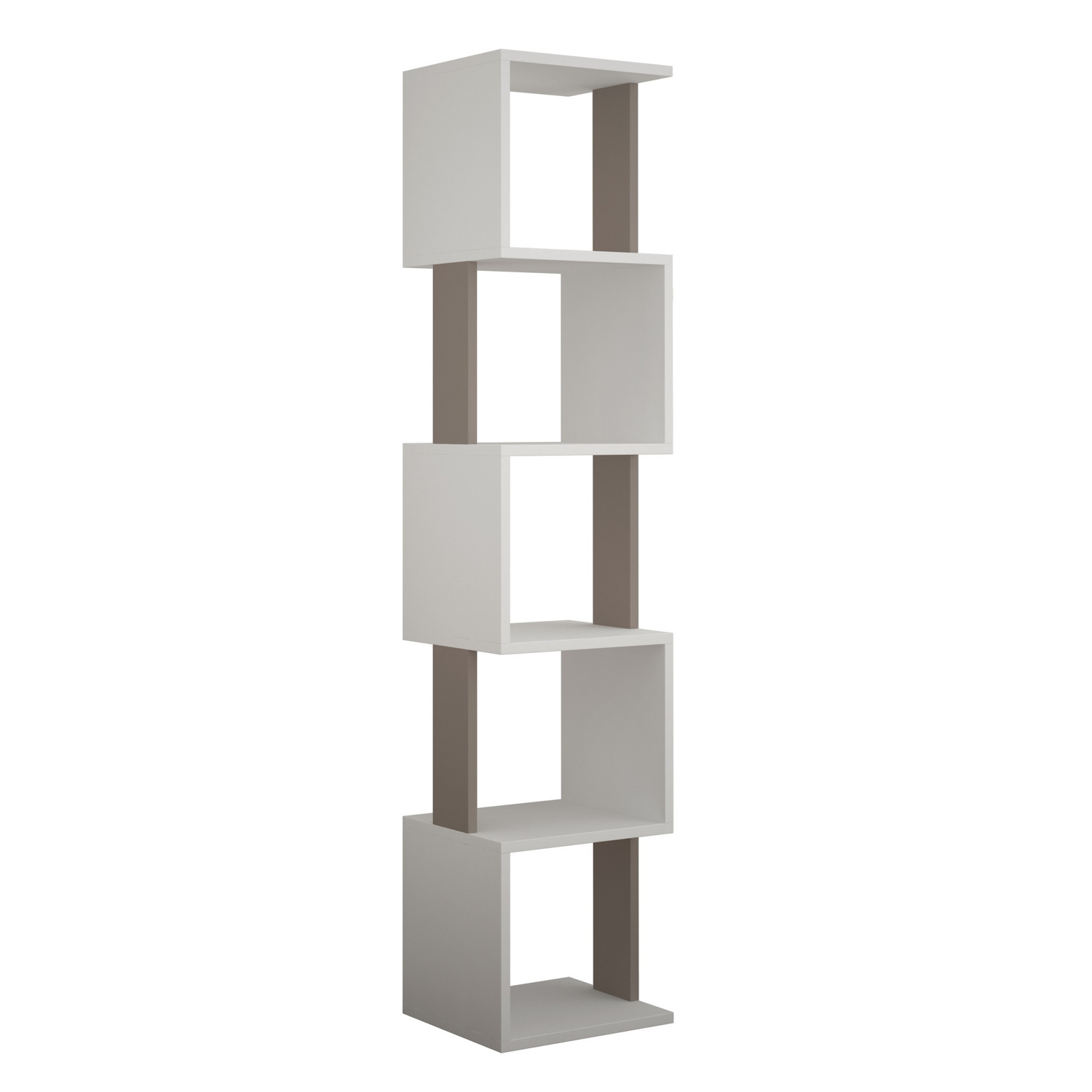 Libreria 35x30x160 cm bianco tortora Piri