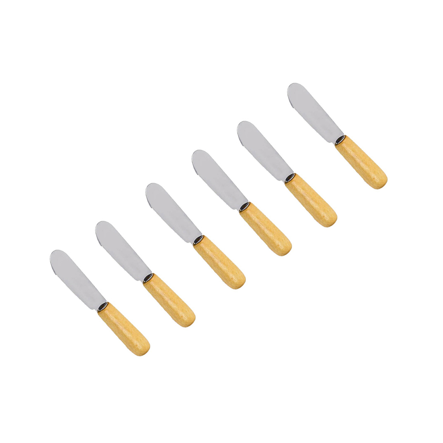 Set 6 coltelli da burro in acciaio inox