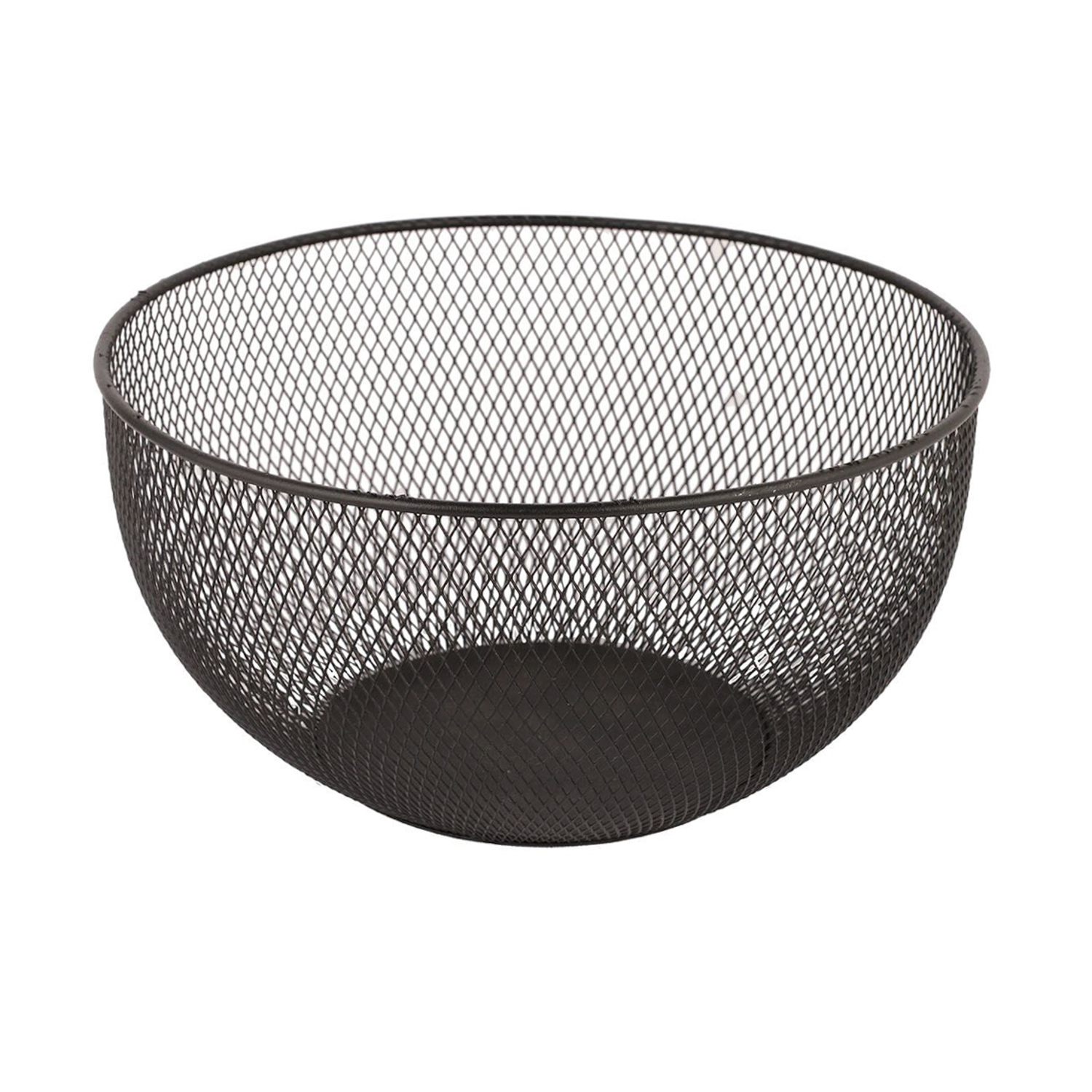 Cesto portafrutta 25,5x14 cm metallo nero