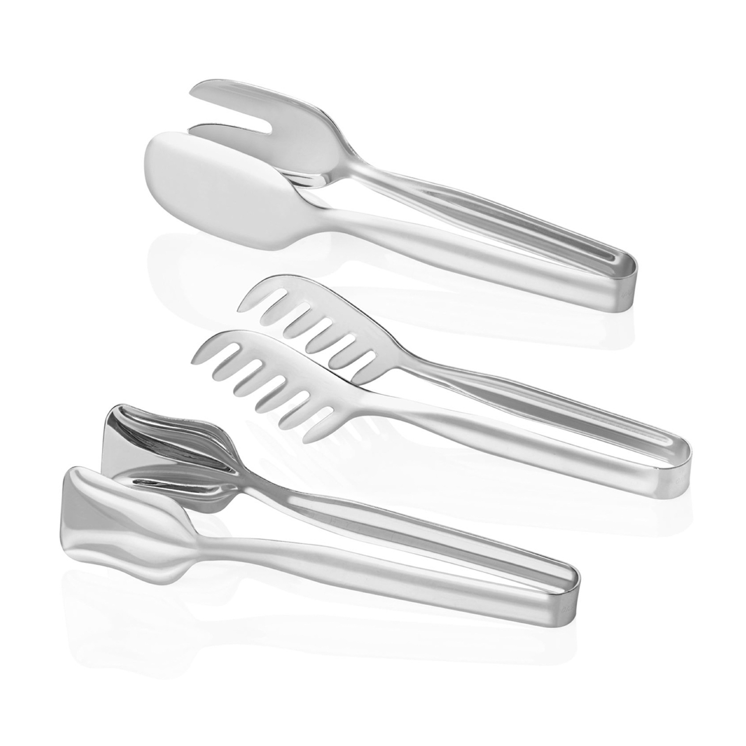 Set 3 pinze in acciaio inox