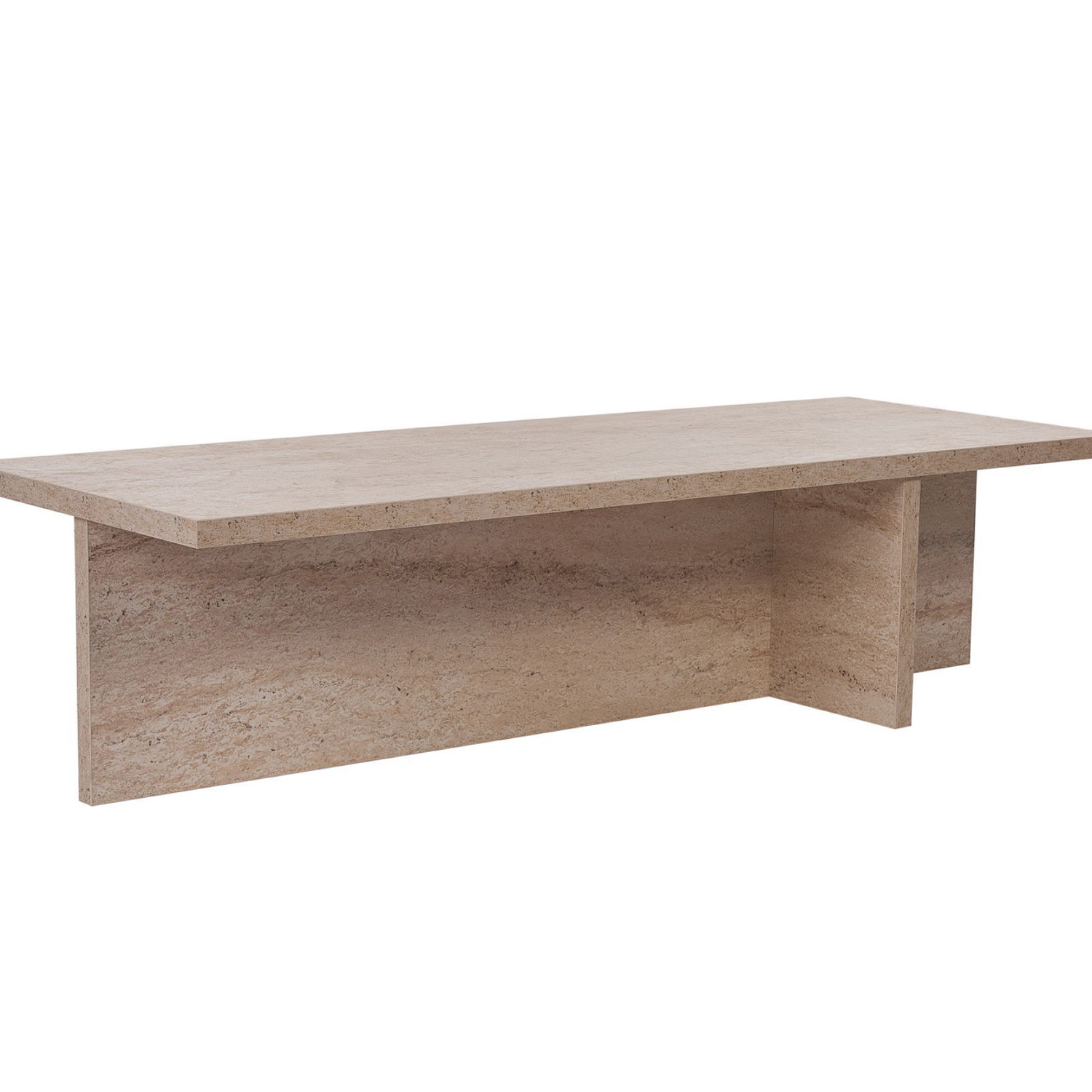 Tavolino da salotto 120x30 cm beige