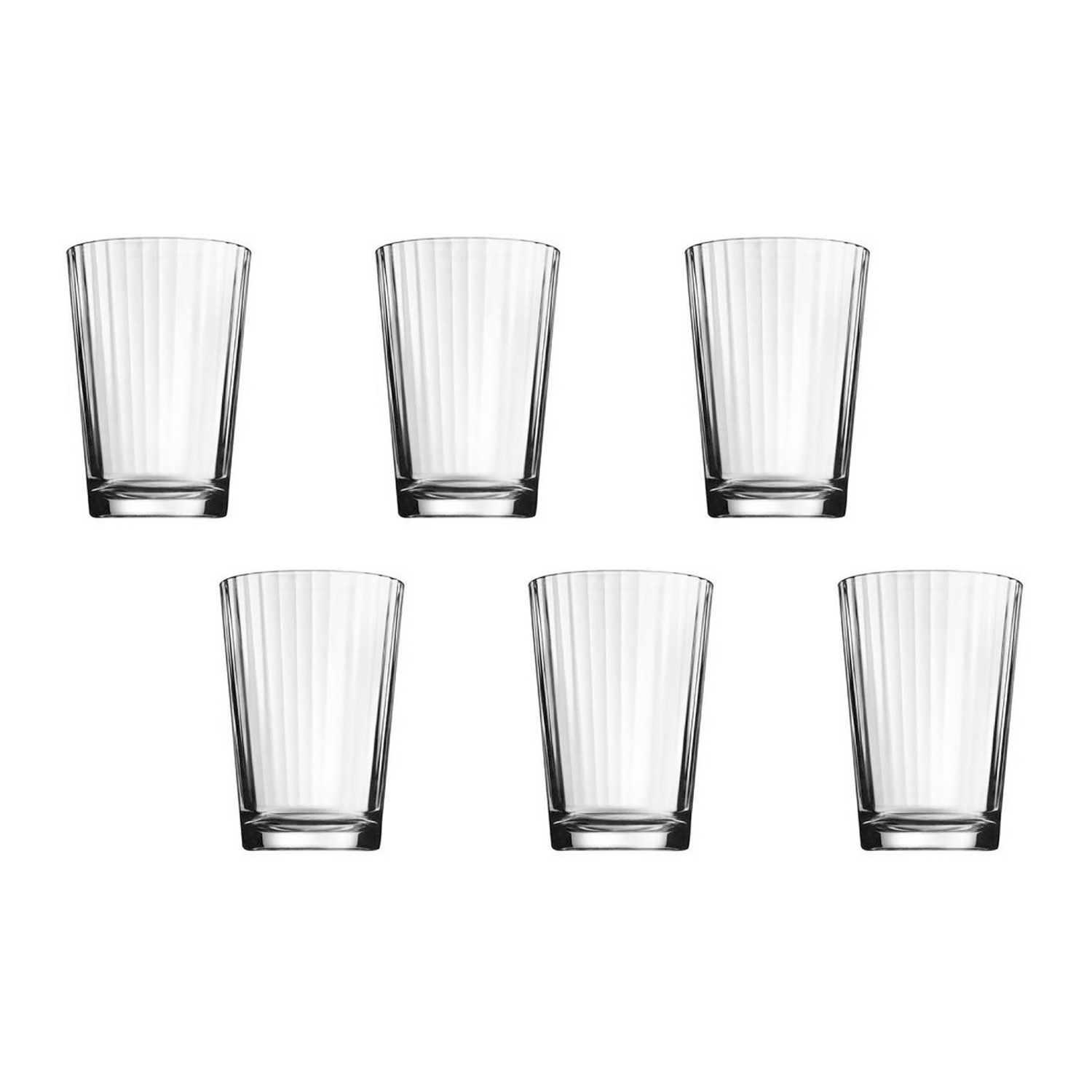 Set 6 bicchieri vetro 210 ml Pb