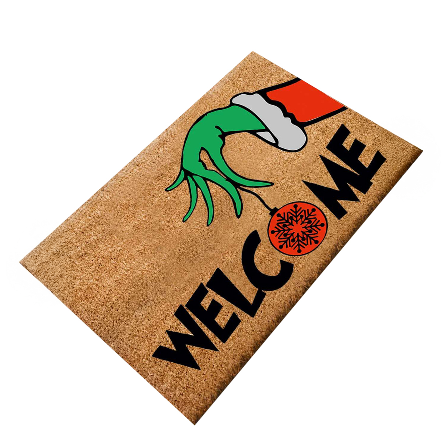 Zerbino natalizio 40x60 cm scritta Welcome