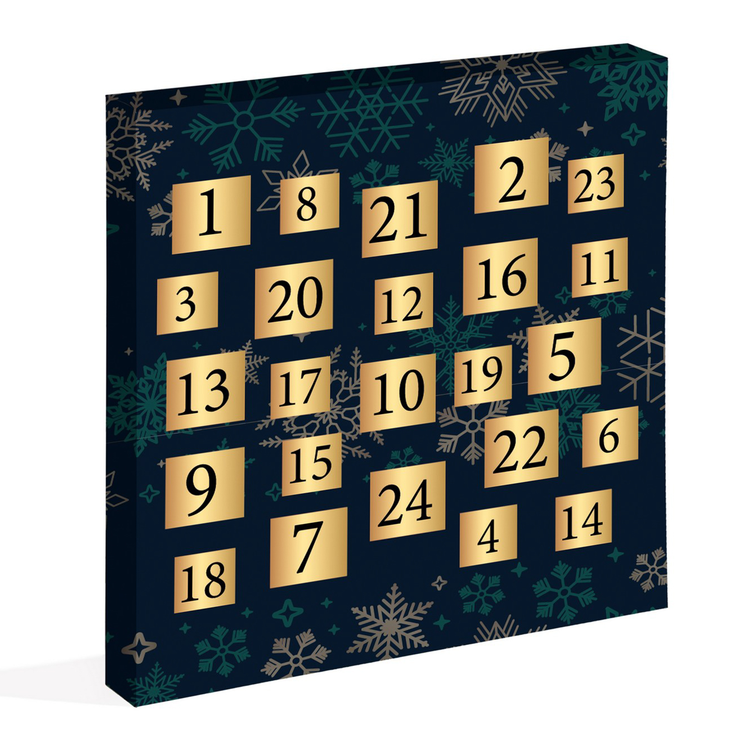 Calendario Avvento gioielli Advent - blu oro