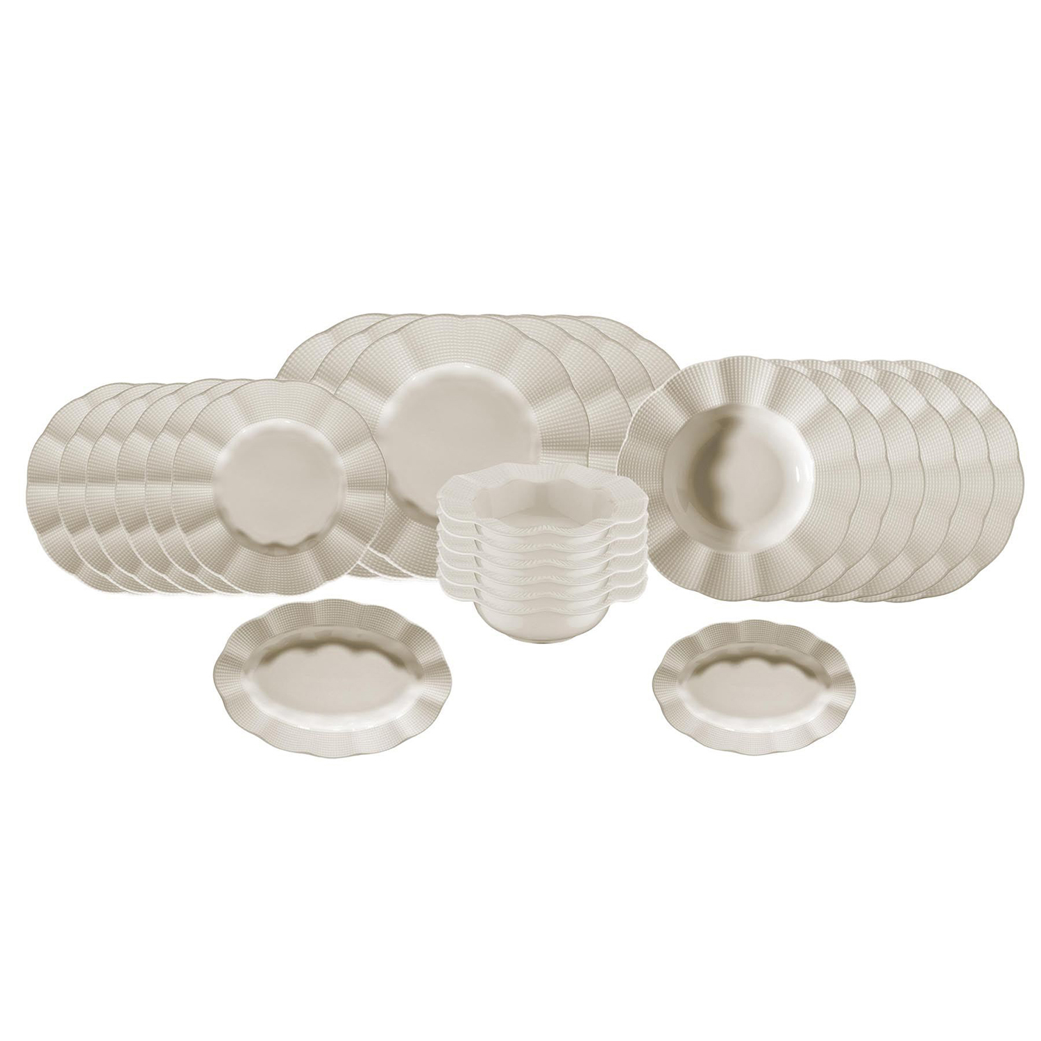 Set 26 piatti crema
