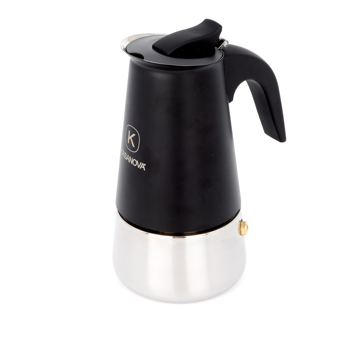 Caffettiera induzione 4 tazze nero