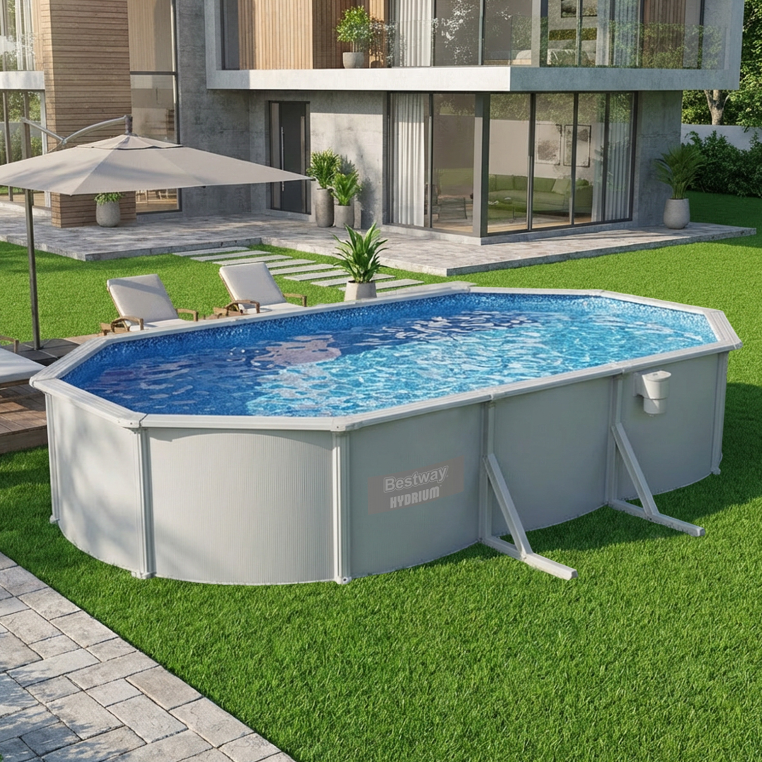 Piscina fuori terra 610x360x120 cm Hydrium Bestway