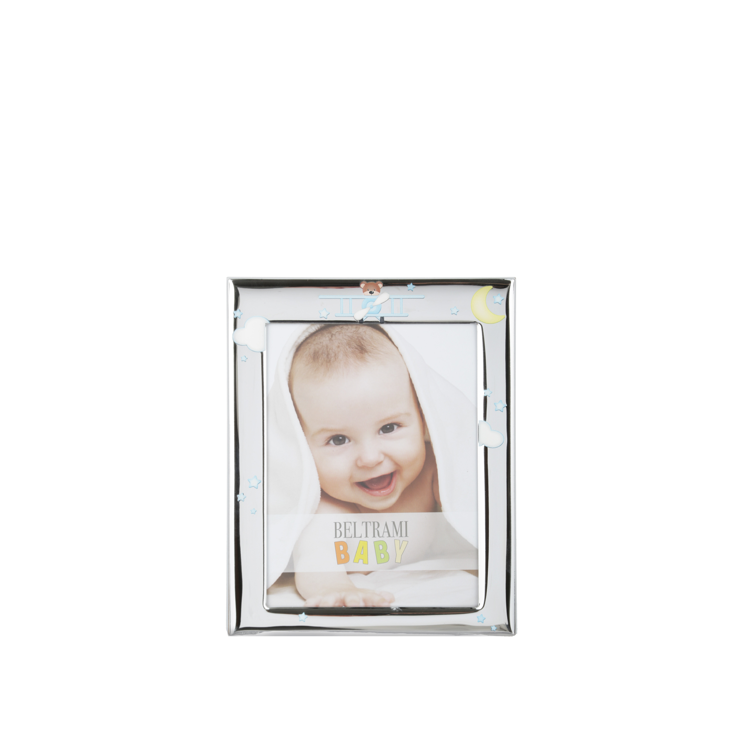 Portafoto bimbo Orsetto pilota foto 13x18 cm Beltrami con argento Miro Silver