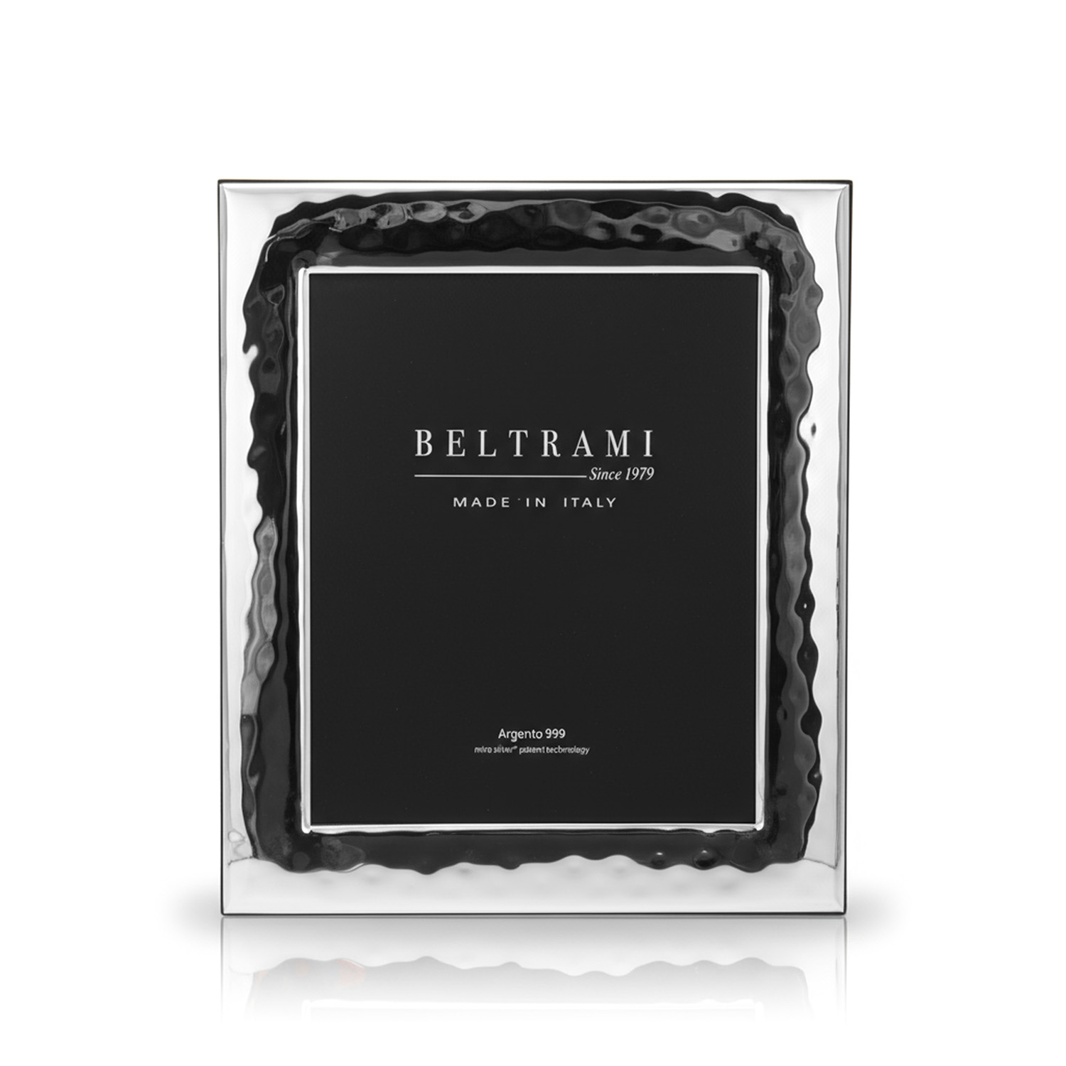 Portafoto Hammered foto 20x25 cm Beltrami con argento Miro Silver