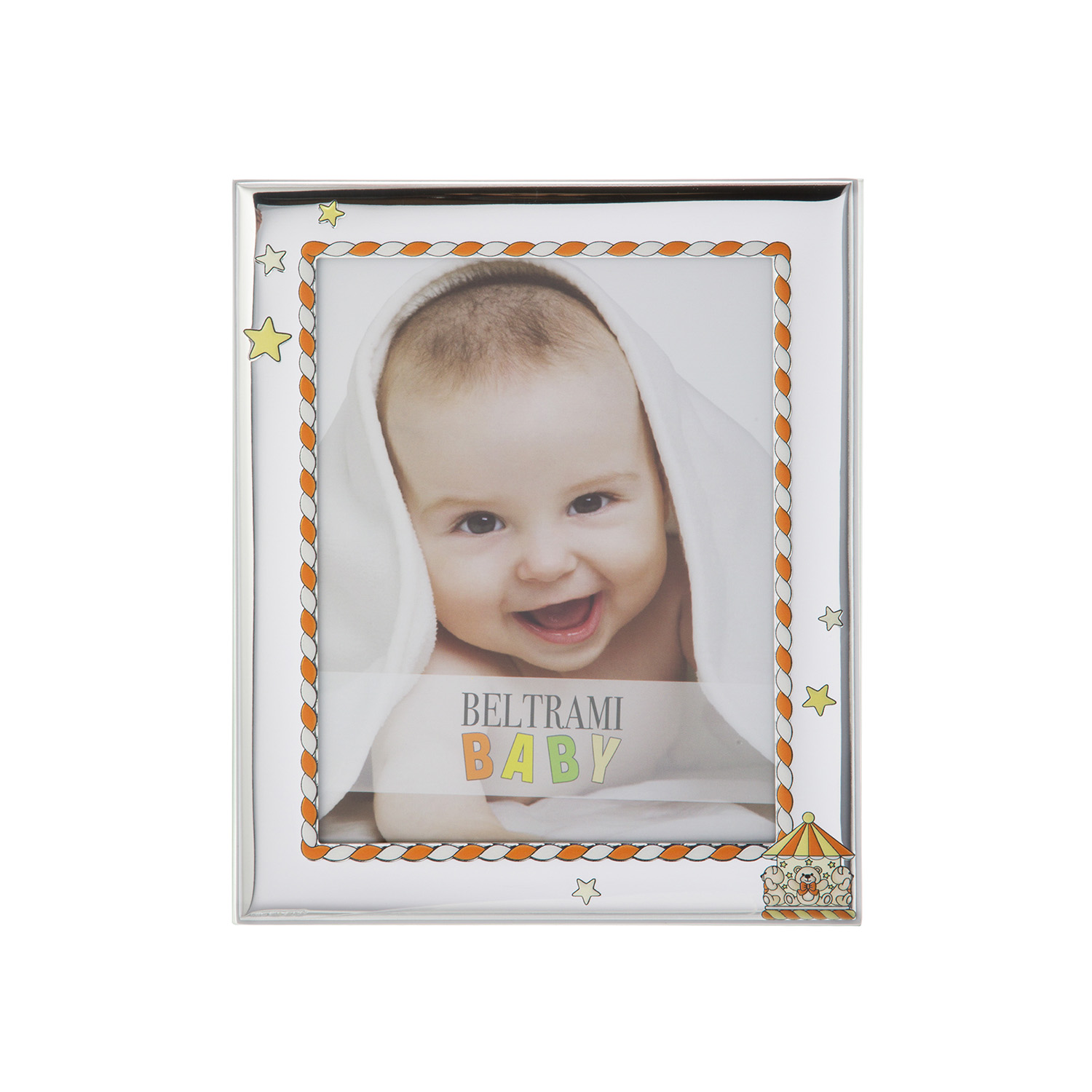 Portafoto bambini foto 13x18 cm giostra con argento Miro Silver