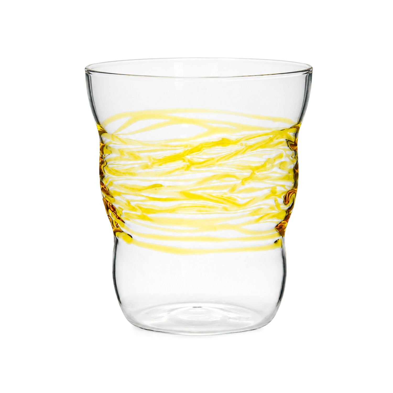Bicchiere acqua borosilicato ambra 400 ml Lines
