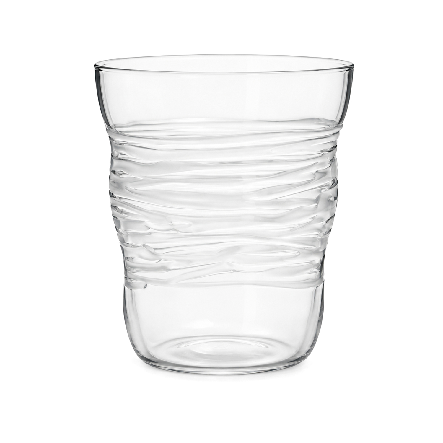Bicchiere acqua borosilicato bianco 400 ml Lines