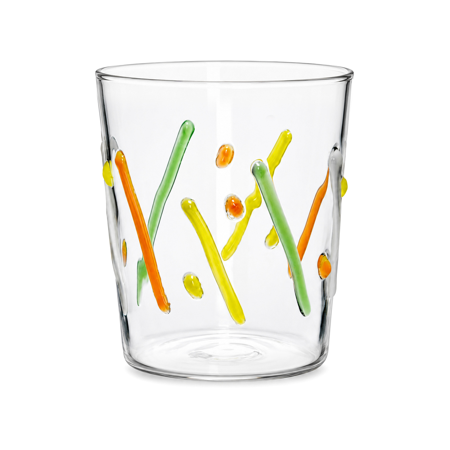 Bicchiere acqua borosilicato summer 410 ml Lines