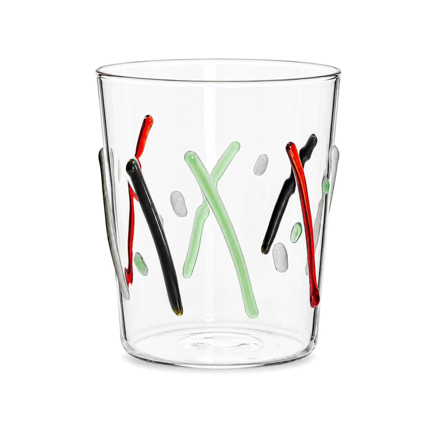 Bicchiere acqua borosilicato winter 410 ml Lines