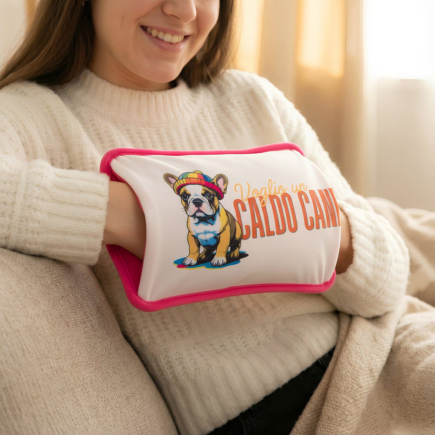 Borsa acqua calda elettrica caldo cane