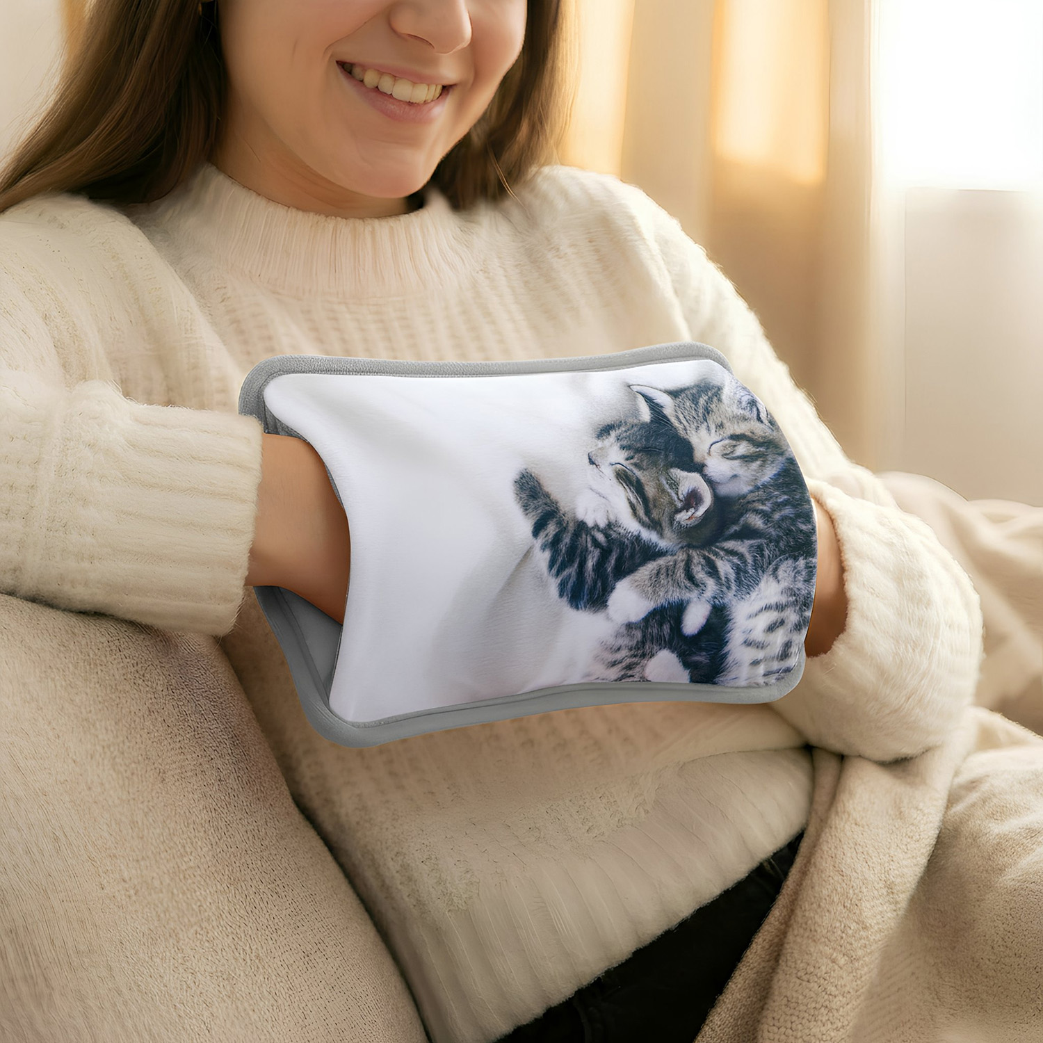 Borsa acqua calda elettrica gattini