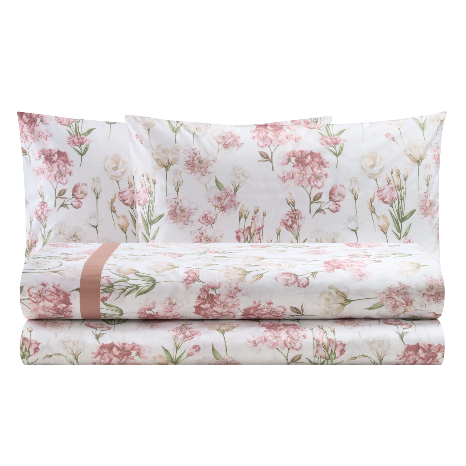 Completo letto matrimoniale Roma megot in cotone Biancoperla