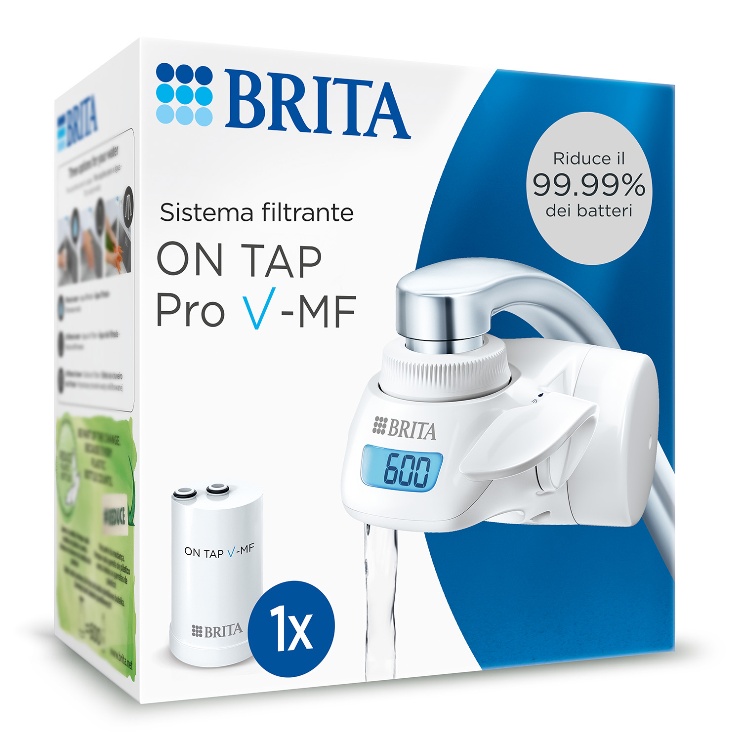 Sistema filtrante per rubinetto Brita On Tap