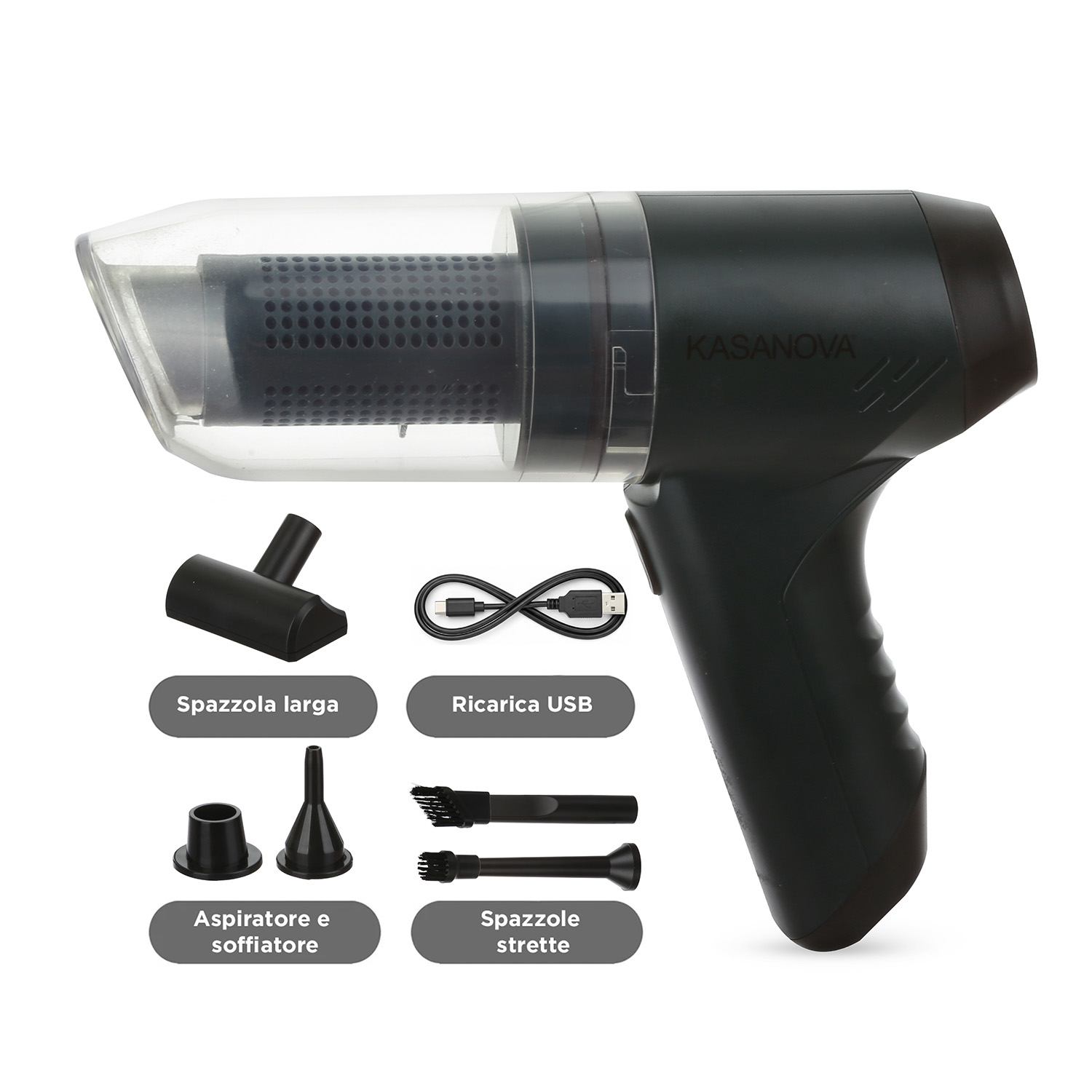 Mini Aspirabriciole Wireless 2-in-1 Verde