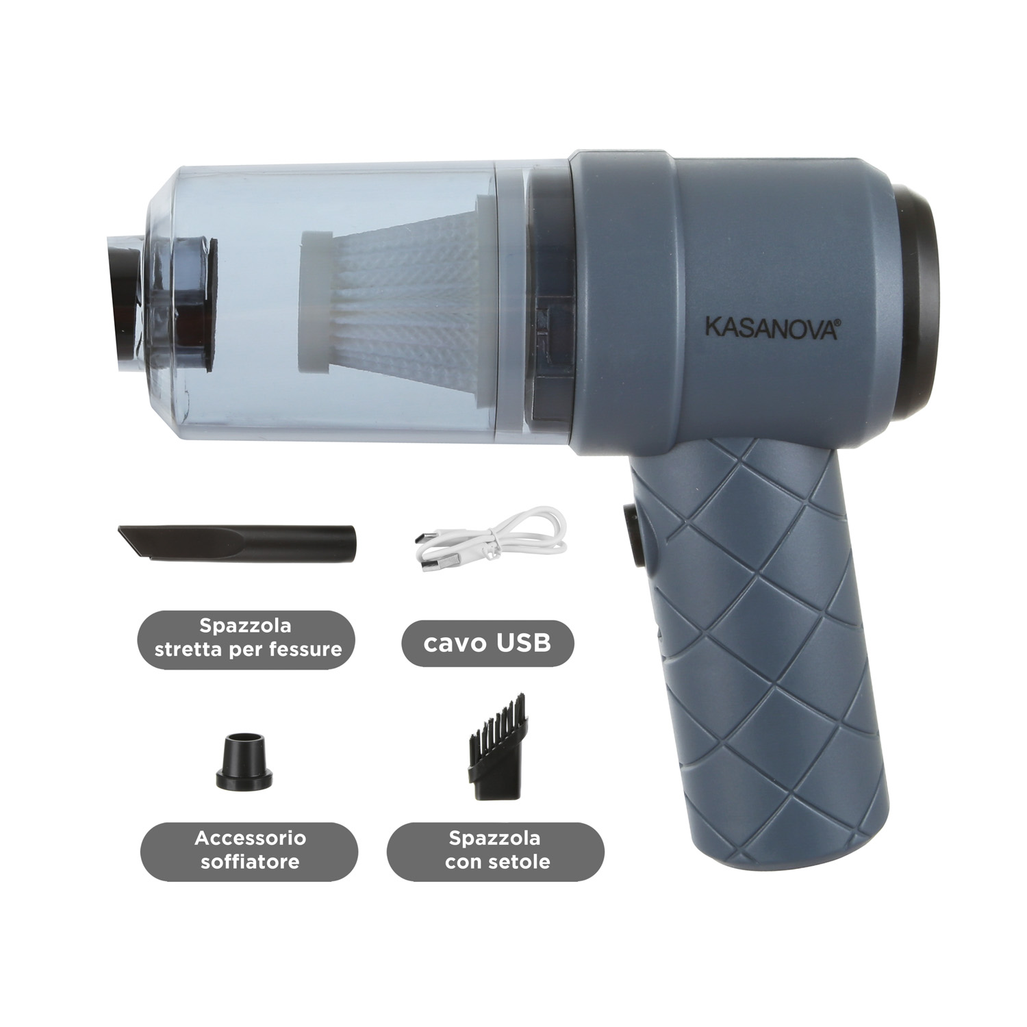 Mini Aspiratore 2 in 1 Senza Fili Verde - KASANOVA