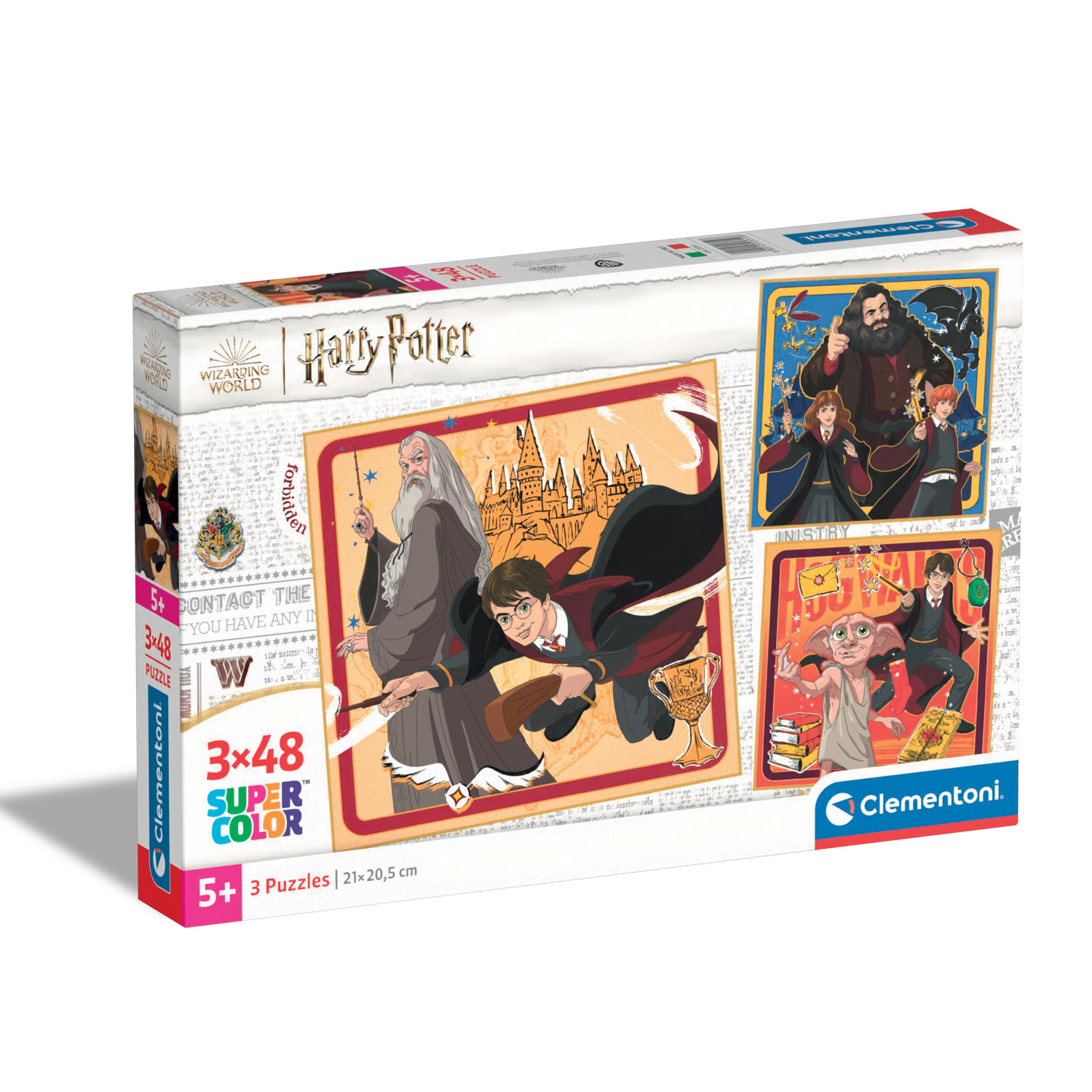 Set 3 Puzzle Harry Potter 48 pezzi Clementoni
