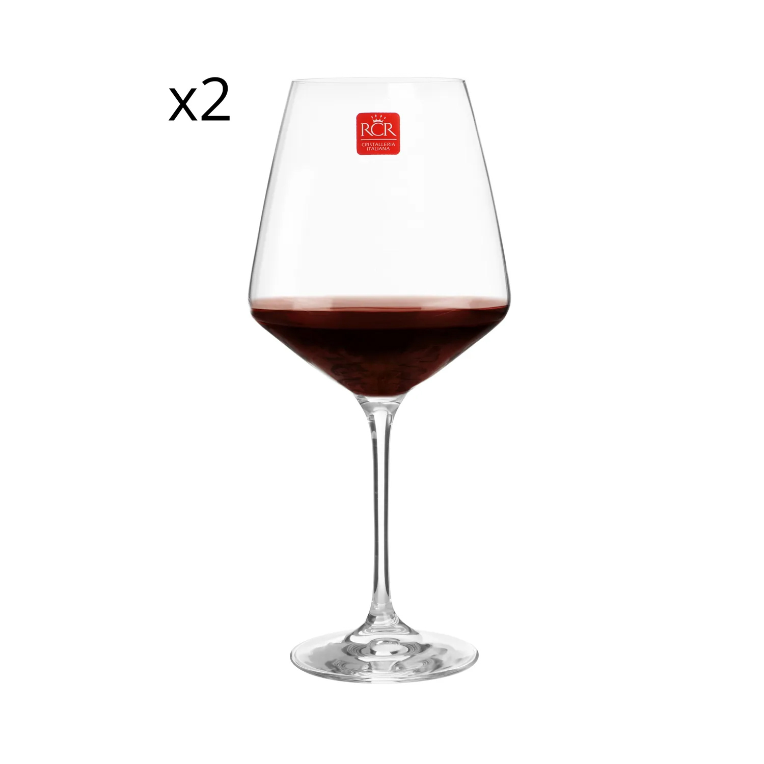 Set 2 calici vino rosso Aria trends