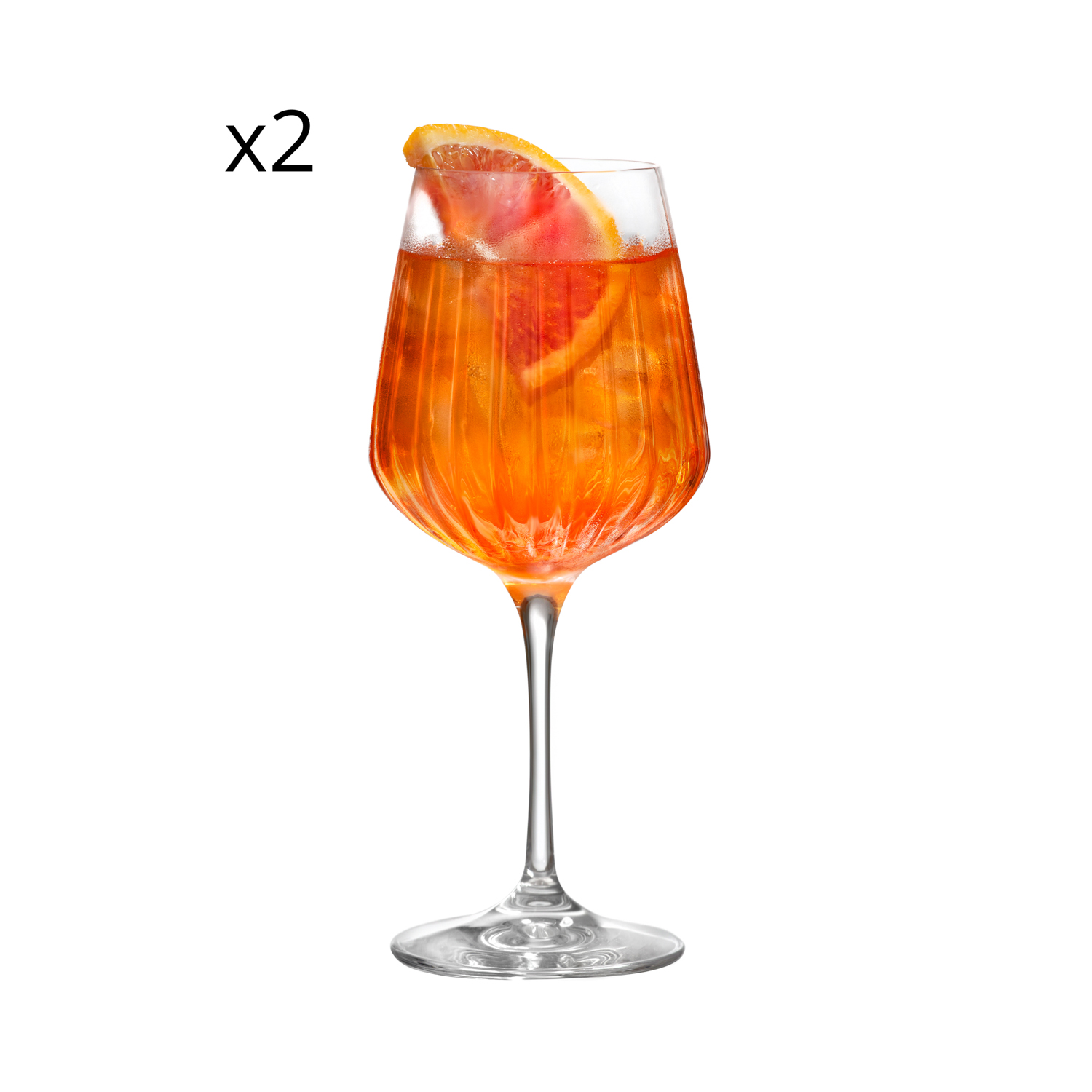 Set 2 calici Spritz RCR Cristalleria Italiana