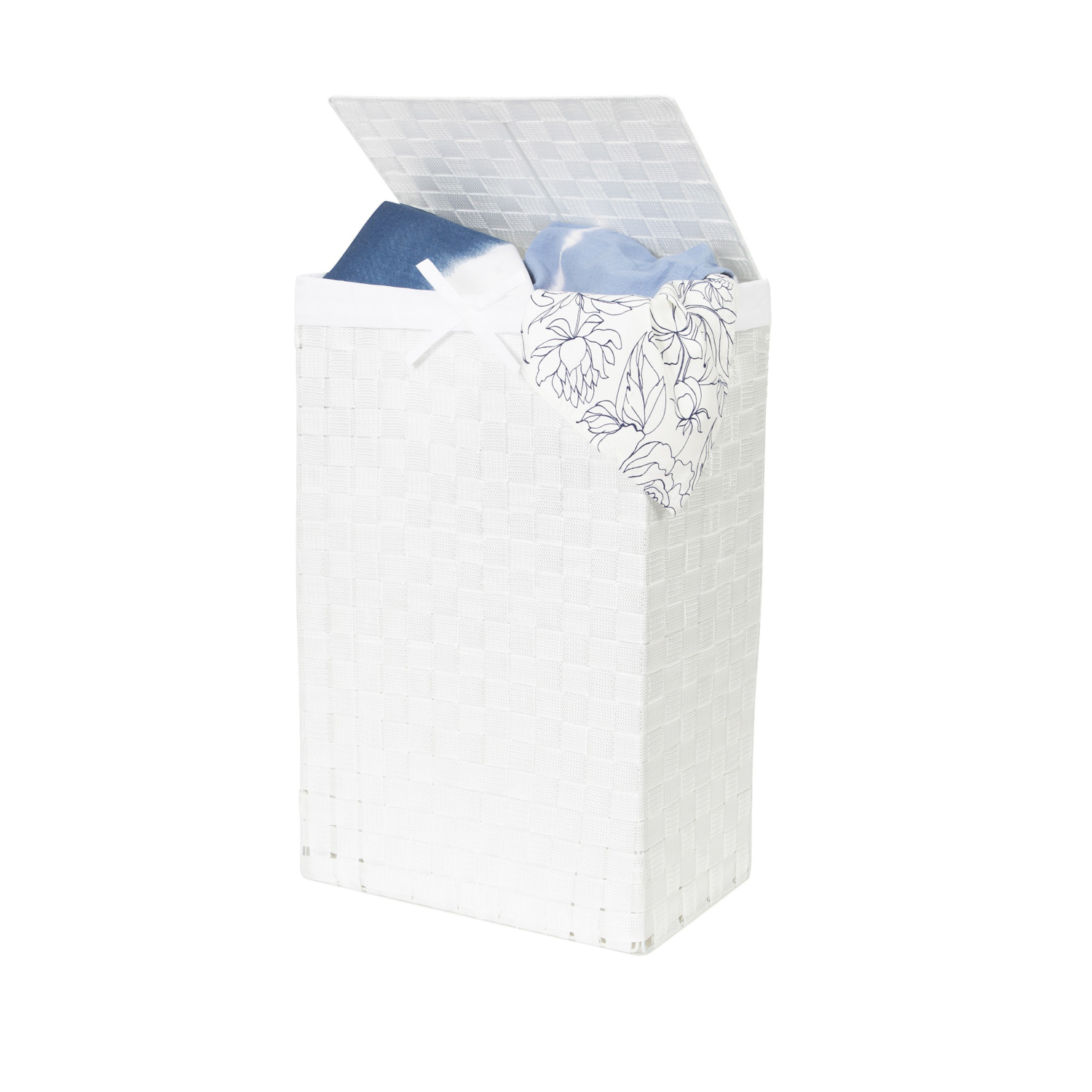 Portabiancheria Tex 38x25x60 cm bianco Compactor