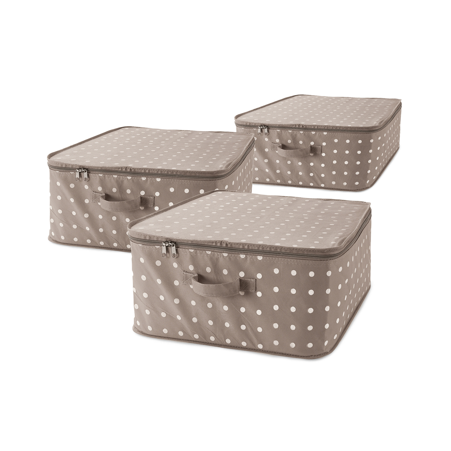 Set 3 custodie con zip Rivoli Compactor