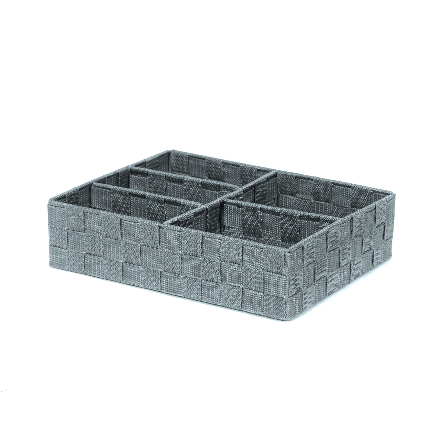 Cesto basso a 5 scomparti Tex grigio Compactor