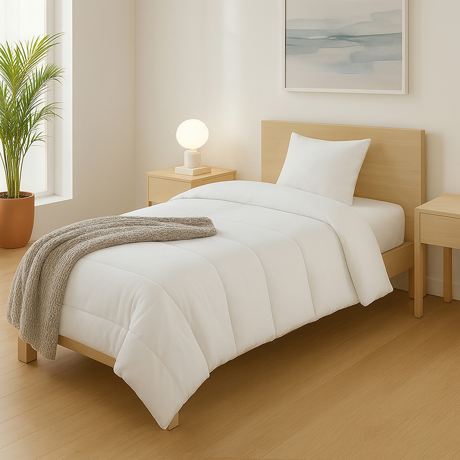 Piumino Invernale Singolo 300 gr/mq in Microfibra