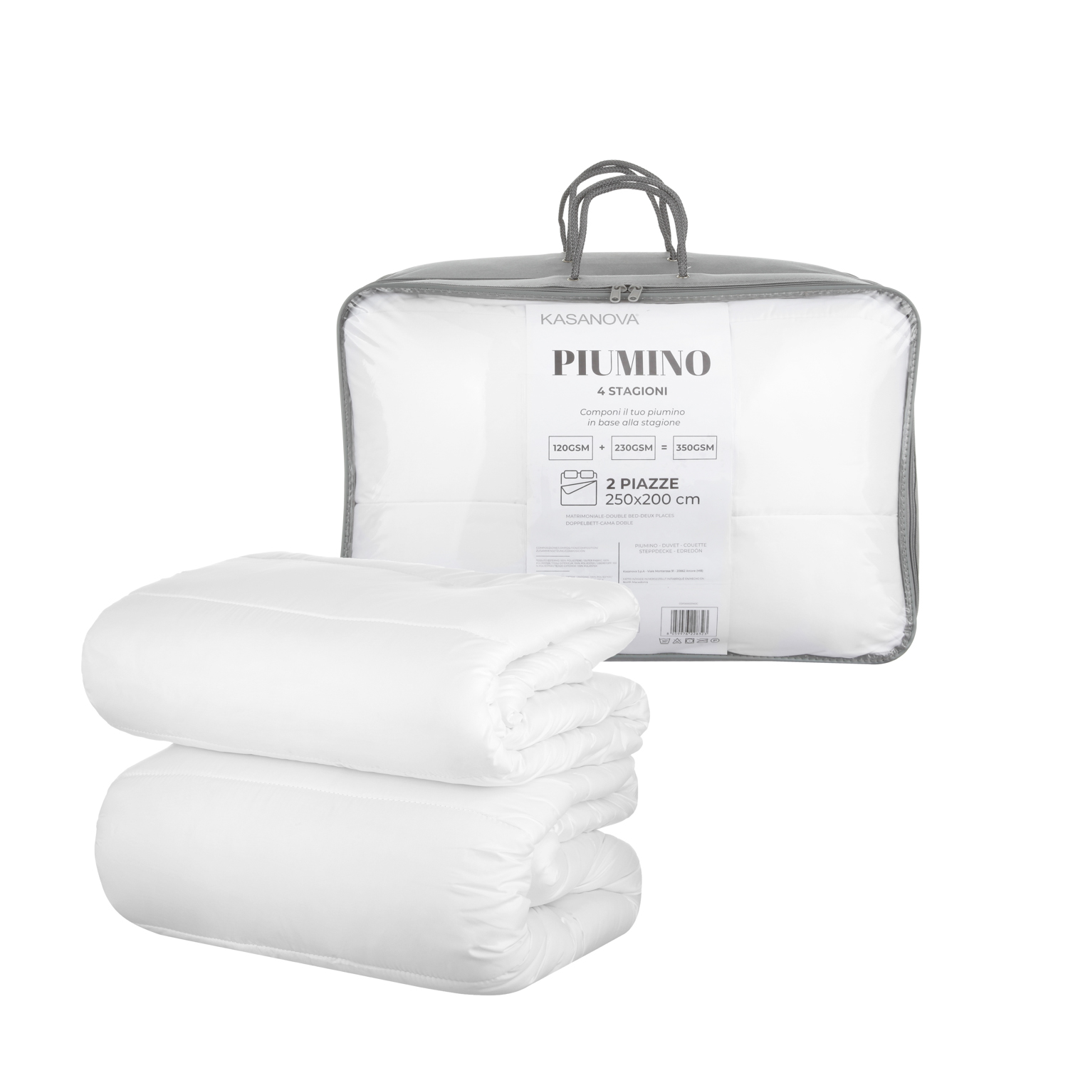 Piumino 4 Stagioni: Microfibra Componibile per Ogni Clima