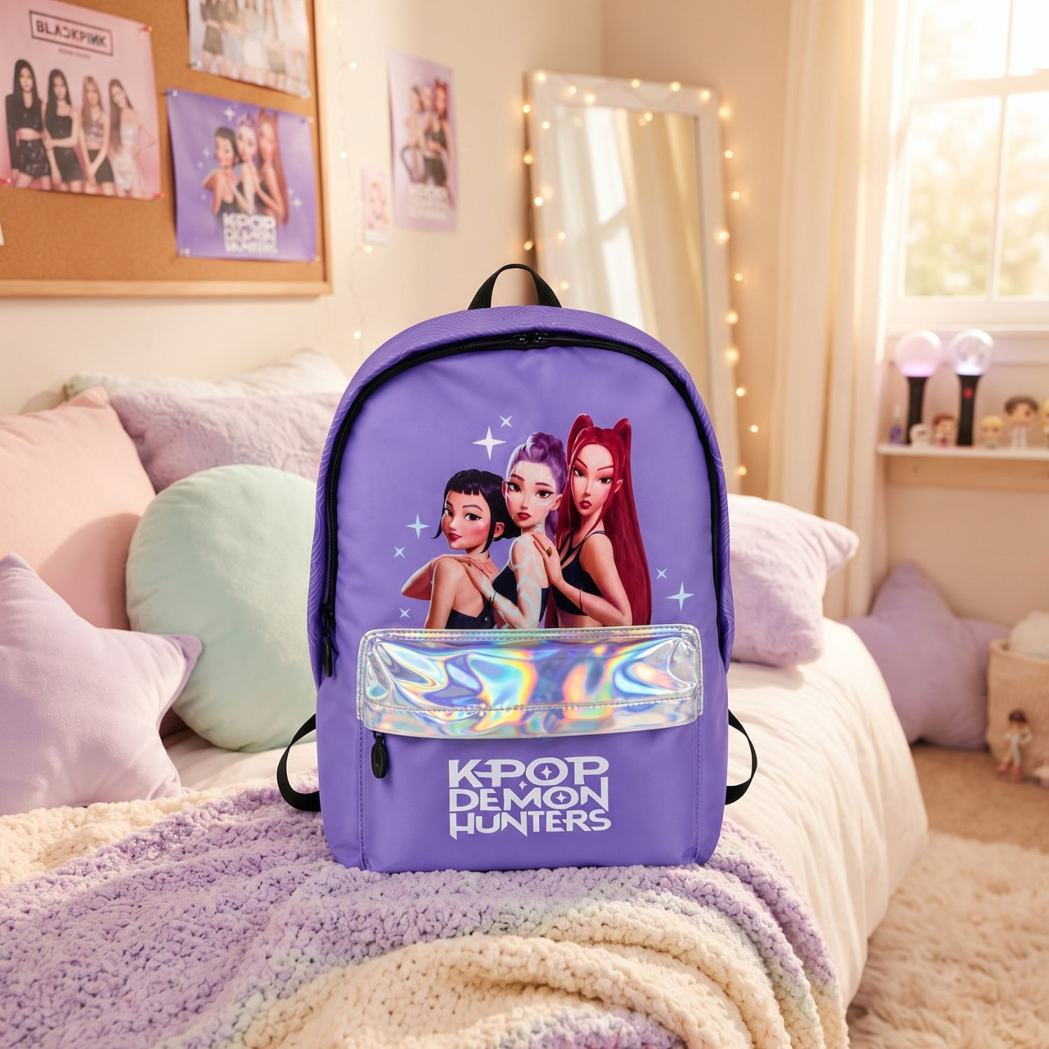 Zaino grande viola Kpop Coriex